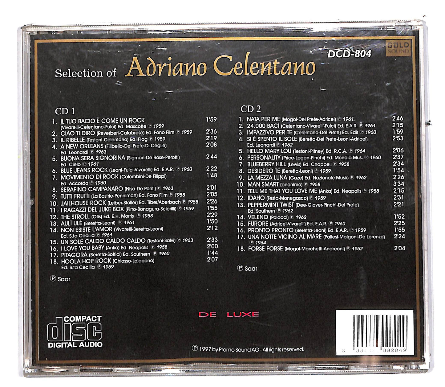 EBOND Adriano Celentano - Selection Of Adriano Celentano CD CD113147