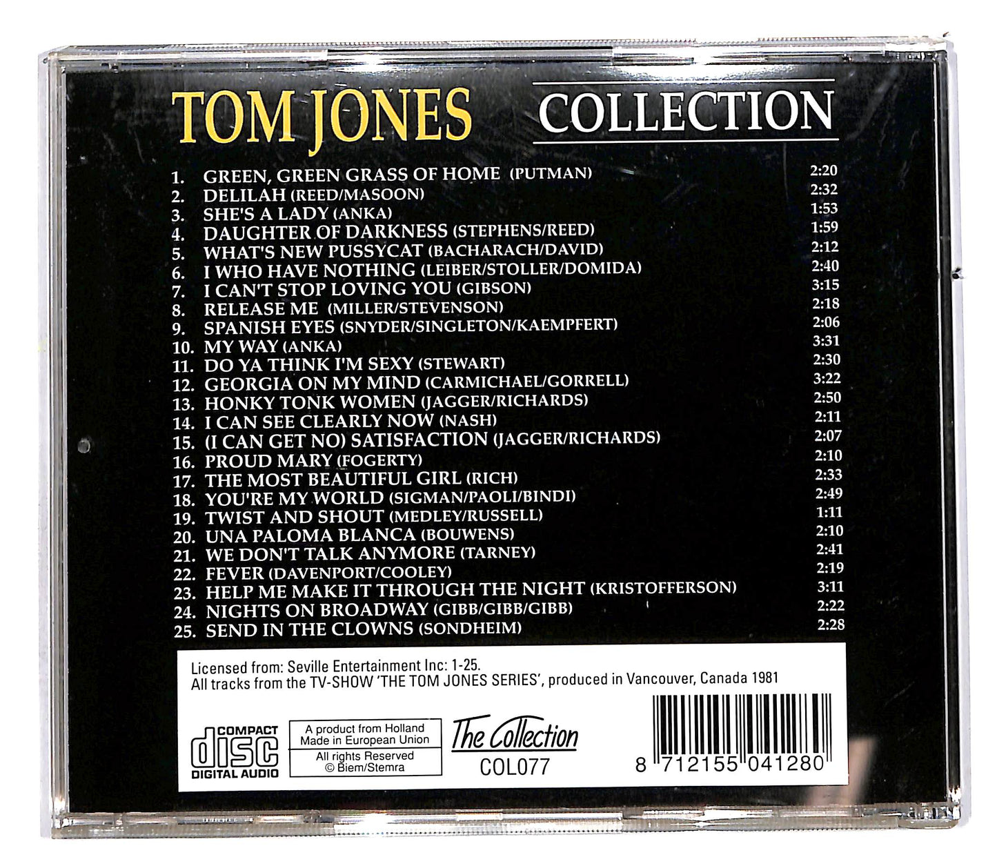 EBOND Tom Jones - Collection CD CD113151