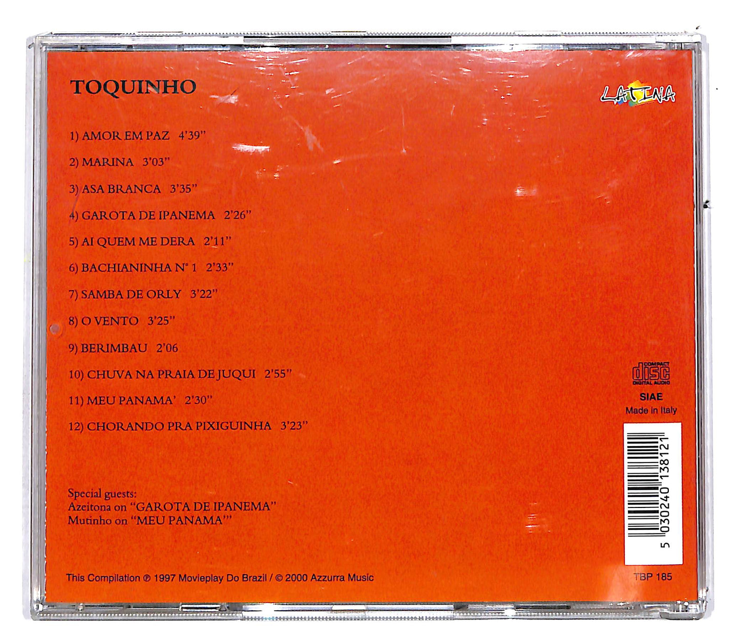 EBOND Toquinho - Latina CD CD113231