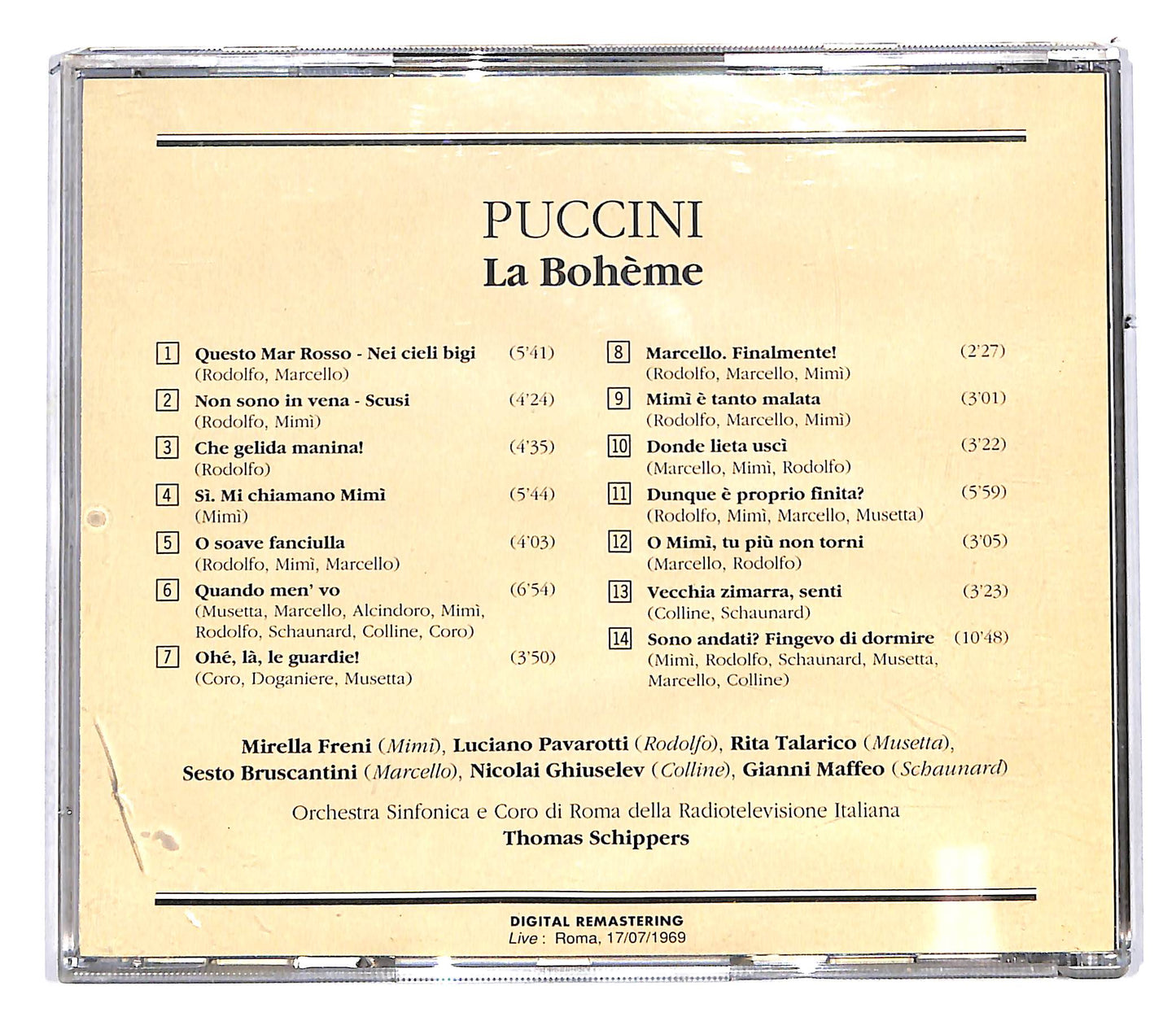 EBOND Puccini - La Boheme CD CD113306