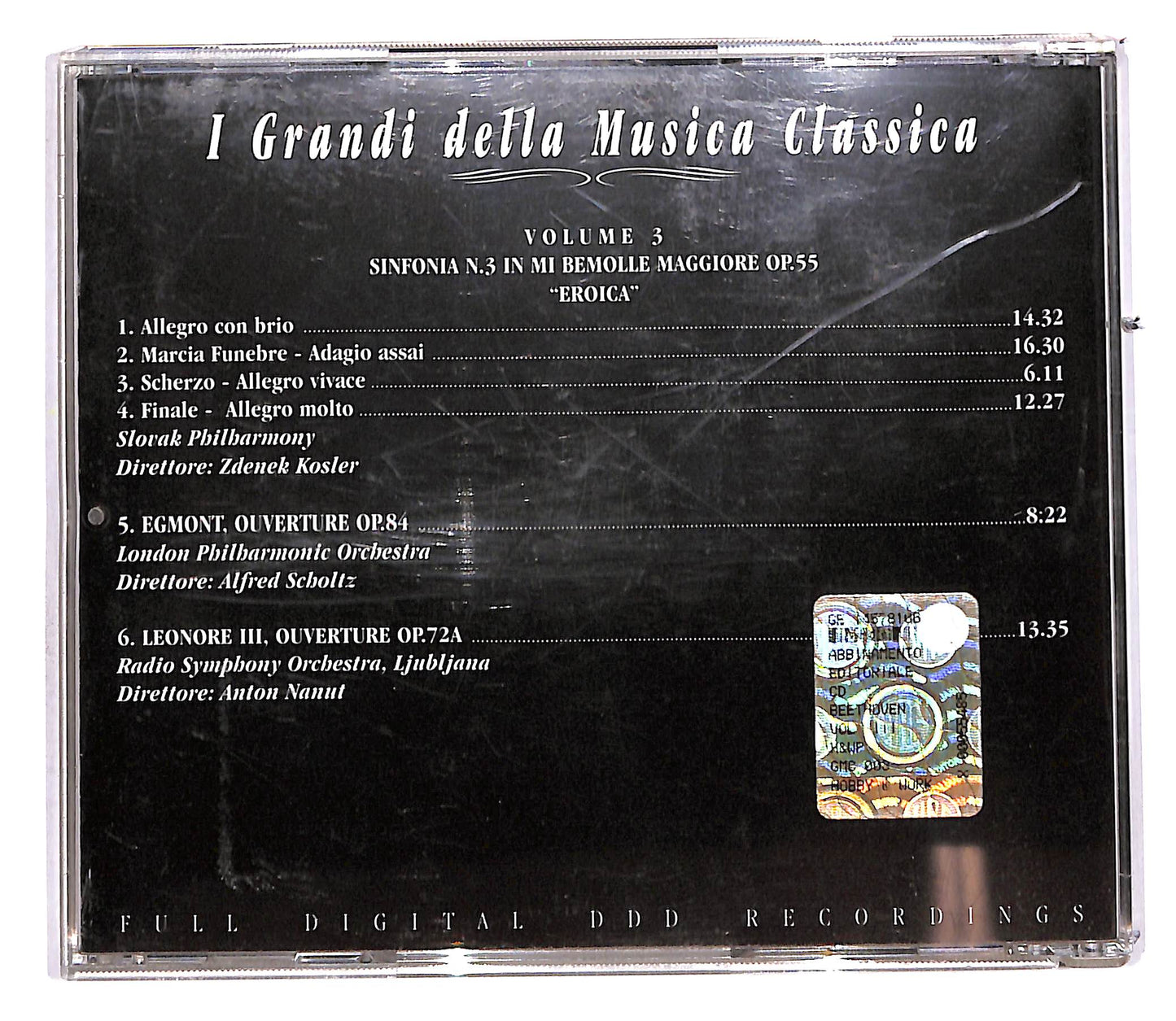 EBOND I Grandi Della Musica Classica - Beethoven Vol. III CD CD113308