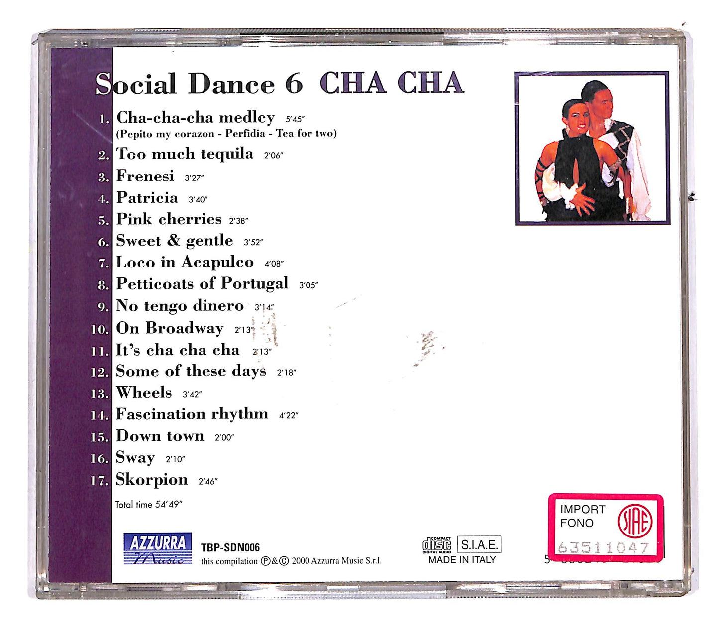 EBOND Various - Social Dance 6 - Cha Cha Cha CD CD113314