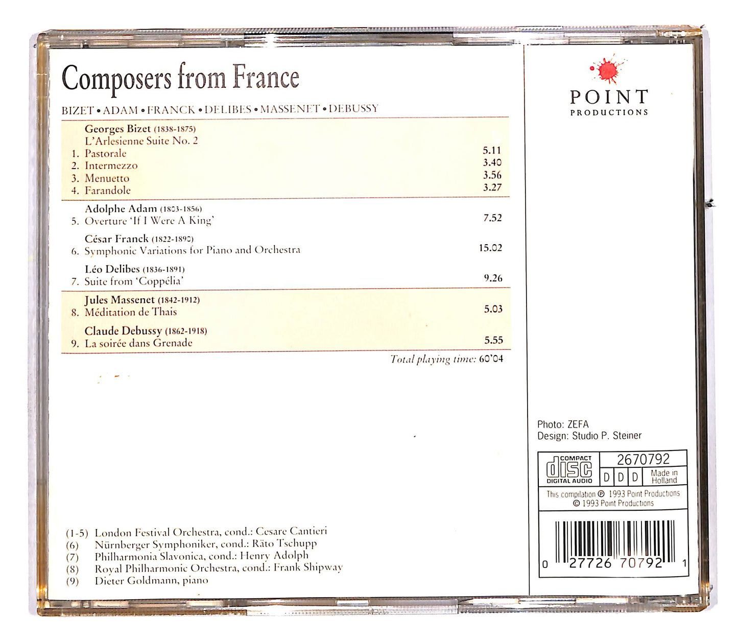 EBOND Various - Composers from France CD CD113350