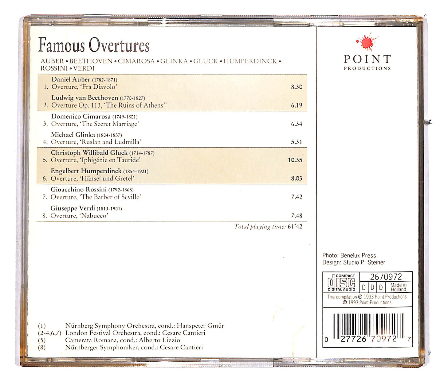 EBOND Various - Famous Overtures CD CD113358