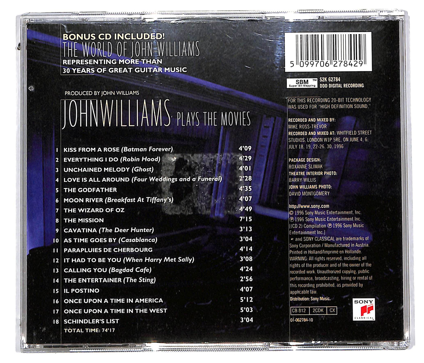 EBOND John Williams - Plays The Movies CD CD113438