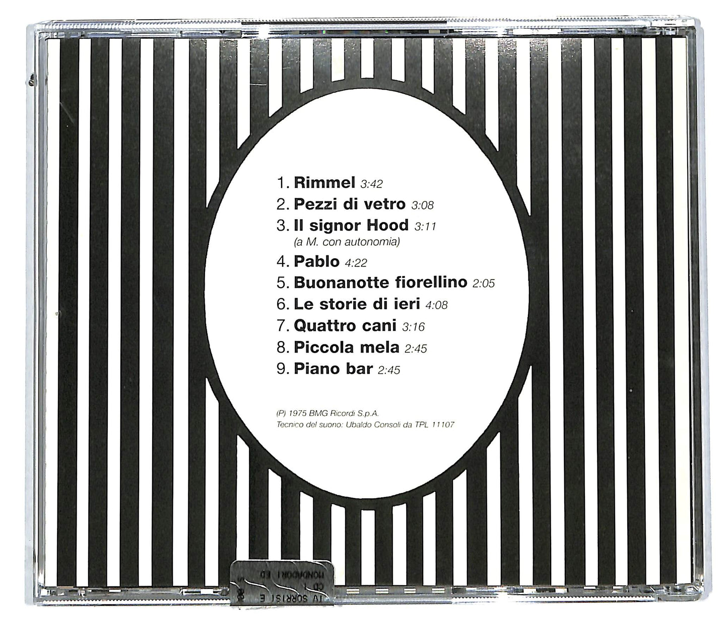 EBOND Francesco De Gregori - Rimmel CD CD113503