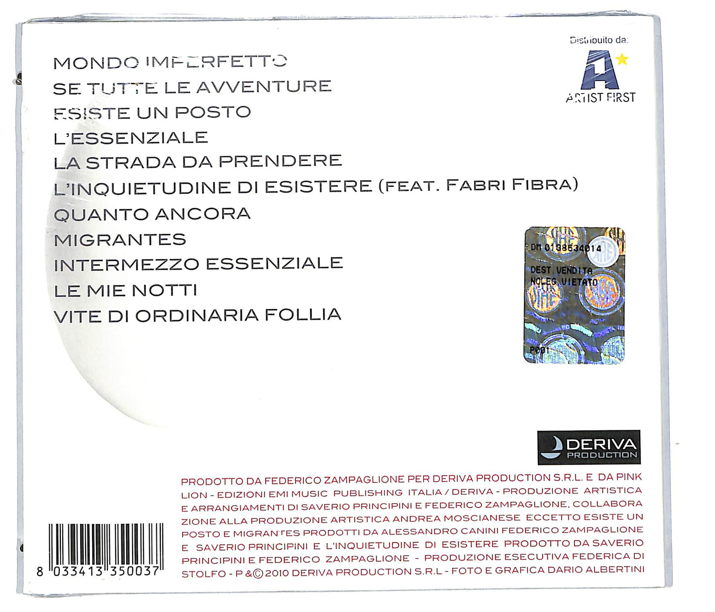 EBOND Tiromancino - L'Essenziale CD CD113507