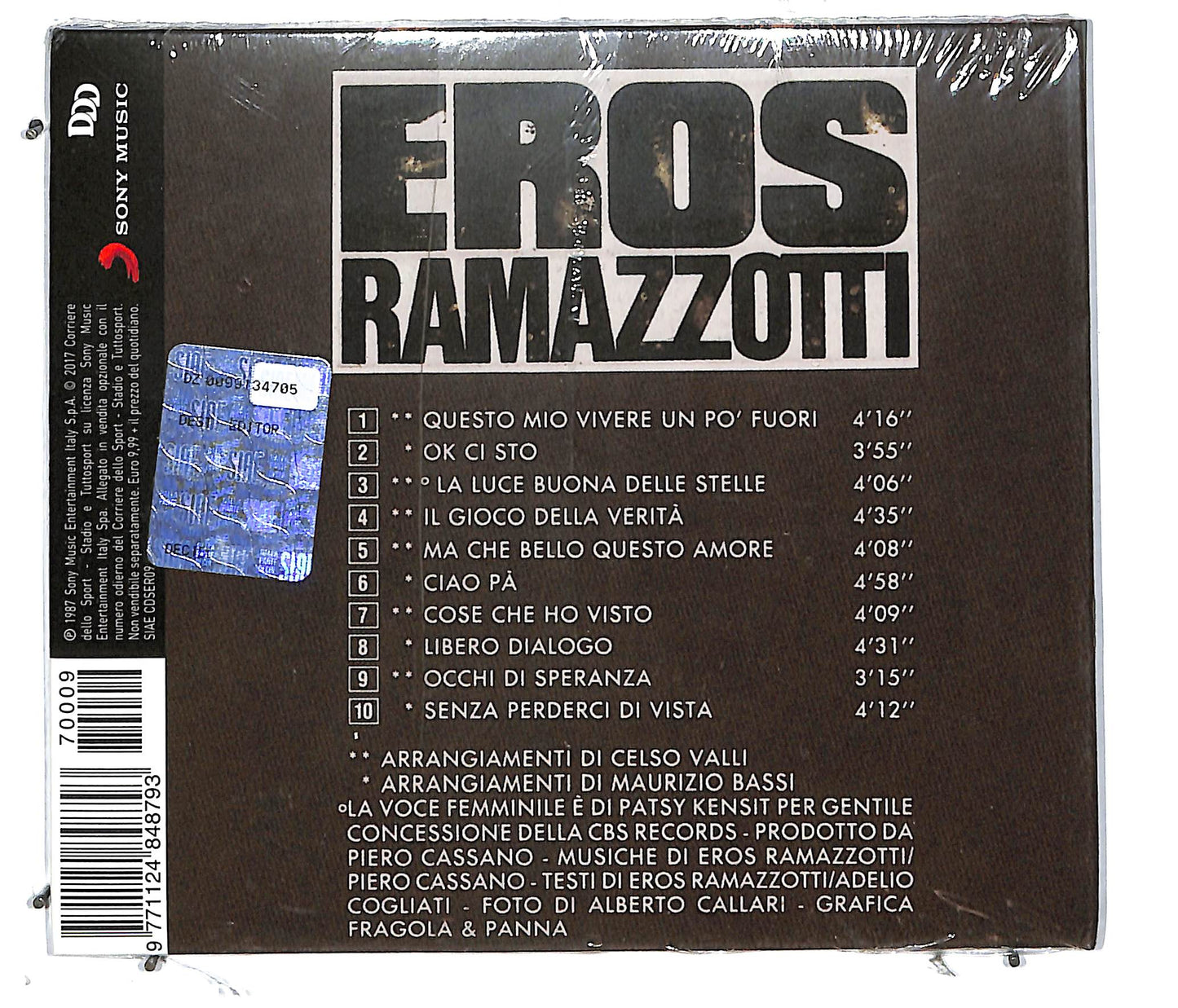 EBOND Eros Ramazzotti - In Certi Momenti DIGIPACK CD CD113513