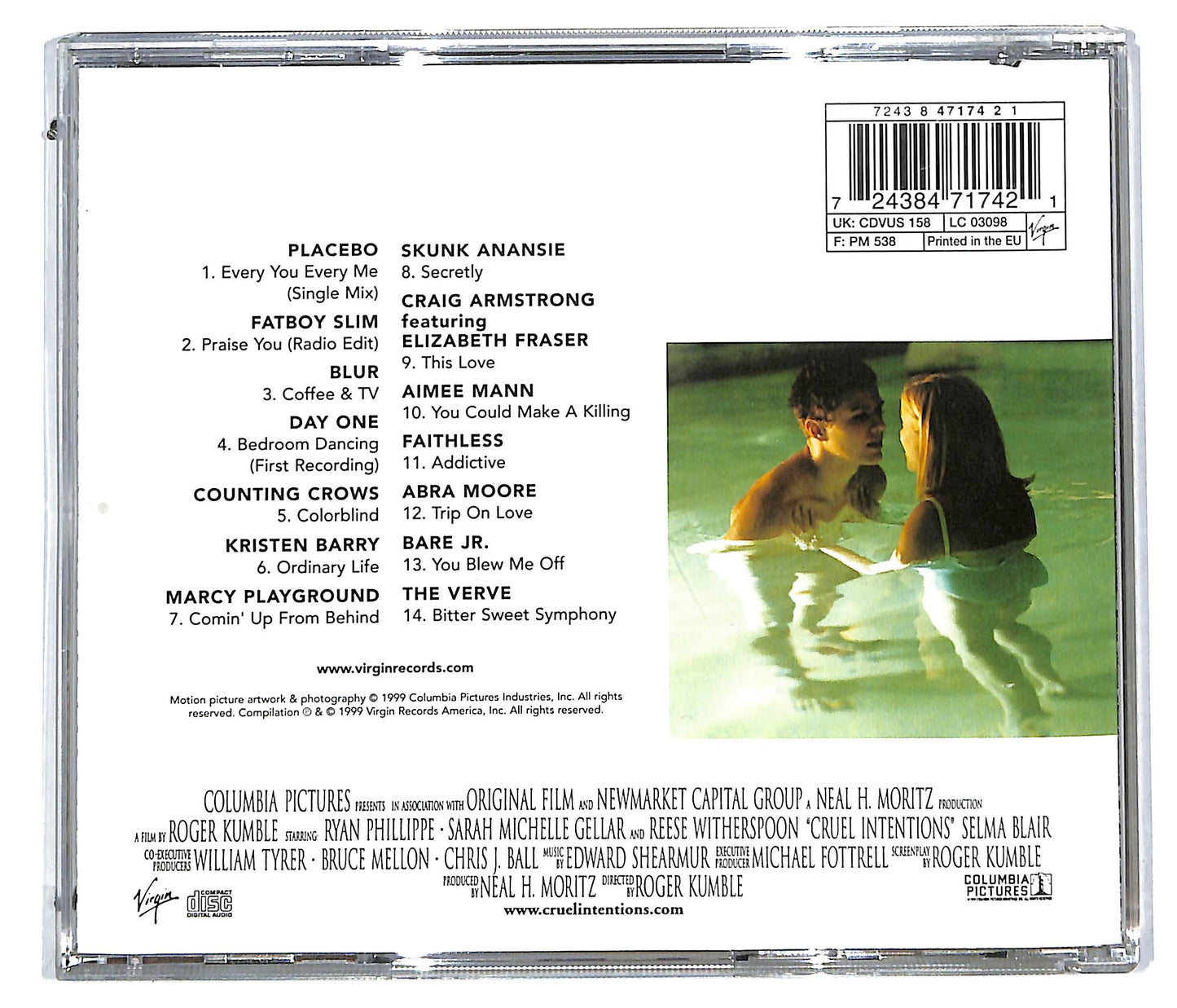 EBOND Various - Cruel Intentions (Music From The Original Motion Picture Soundtrack) CD CD113529