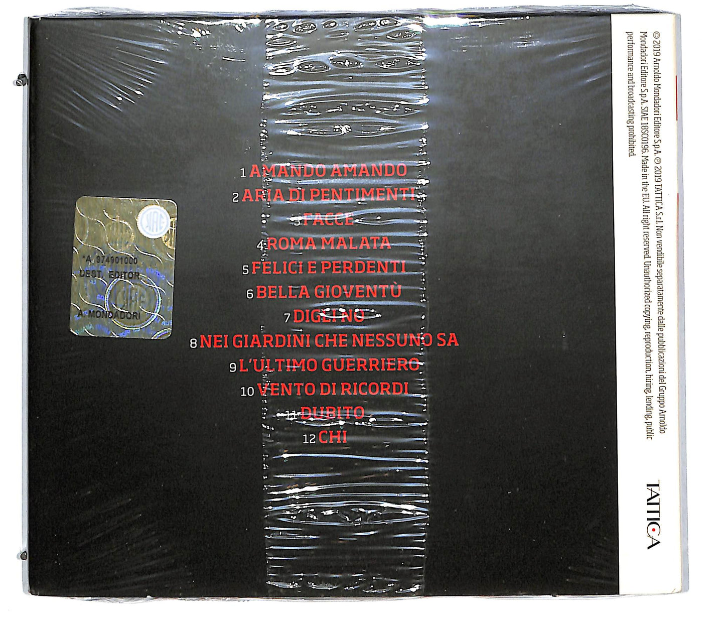 EBOND Renato Zero - L'Imperfetto CD CD113530