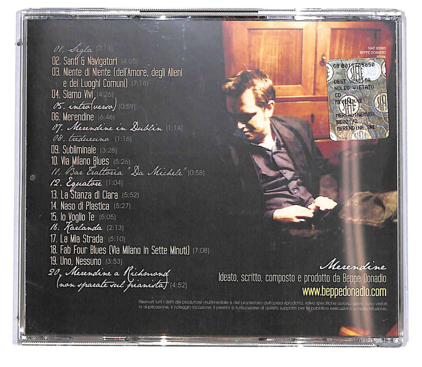 EBOND Beppe Donadio - Merendine CD CD113640