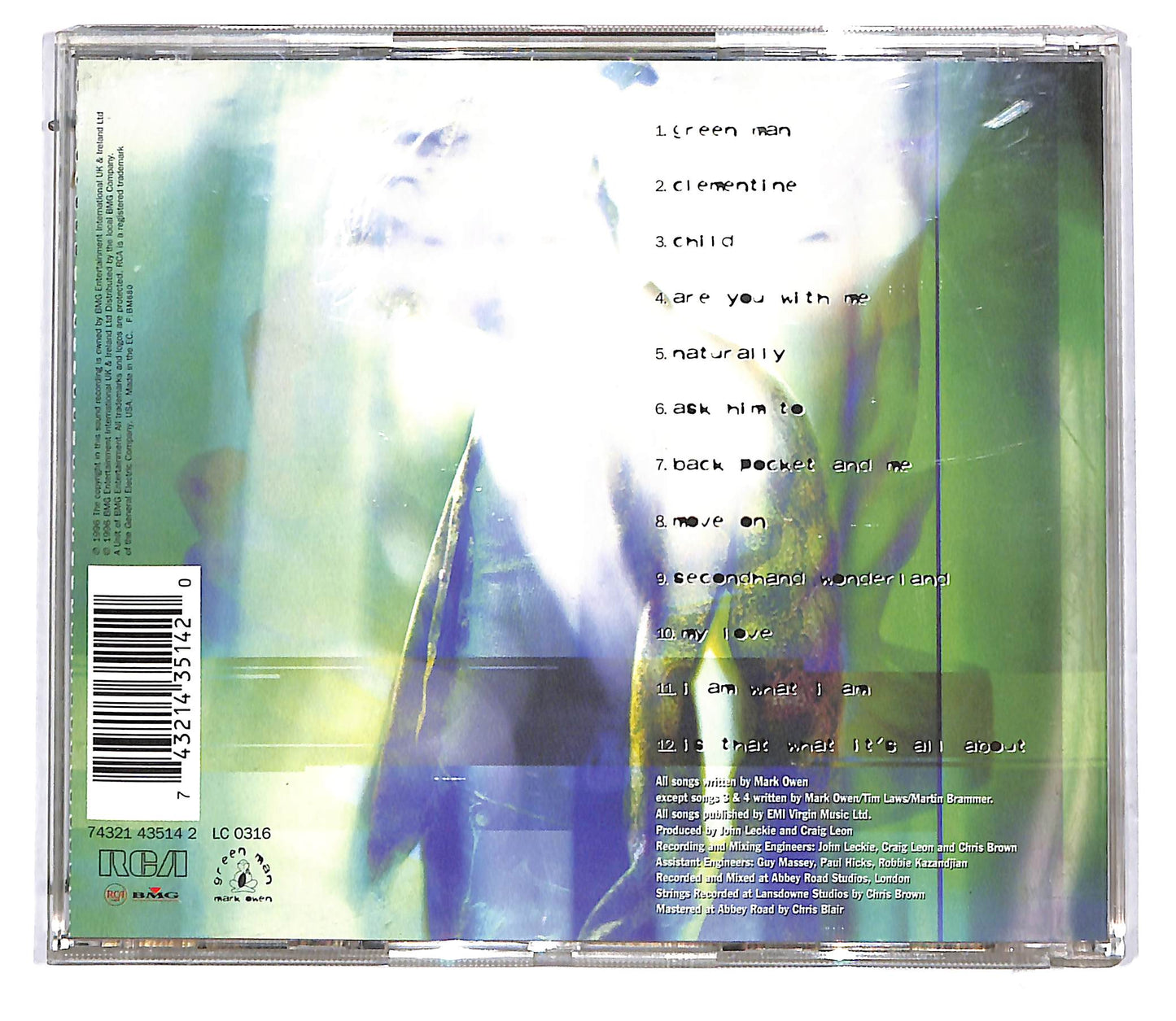 EBOND Mark Owen - Green Man CD CD113750