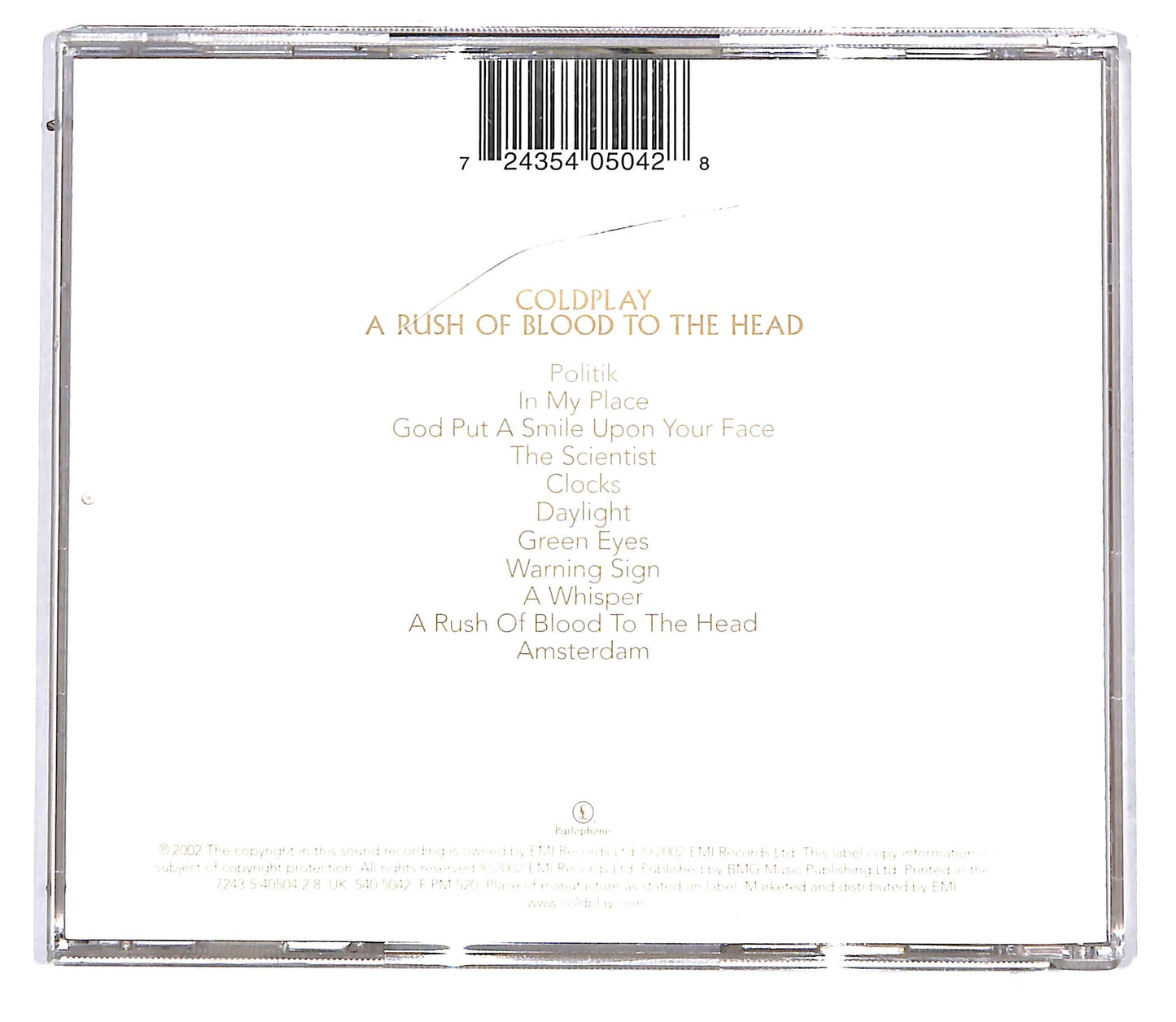 EBOND Coldplay - A Rush Of Blood To The Head CD CD113808
