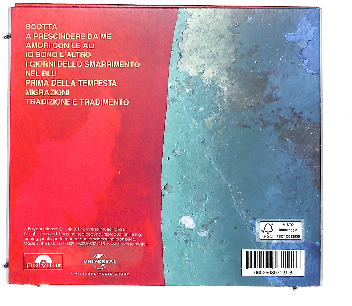 EBOND Niccolo Fabi - Tradizione E Tradimento CD CD113828