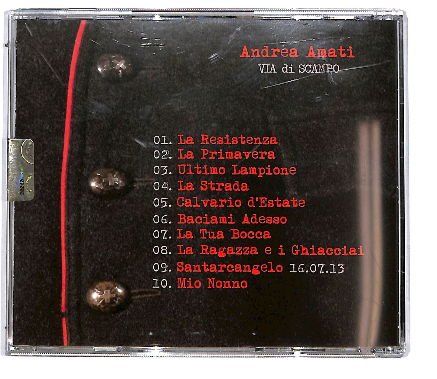 EBOND Andrea Amati - Via Di Scampo CD CD113844