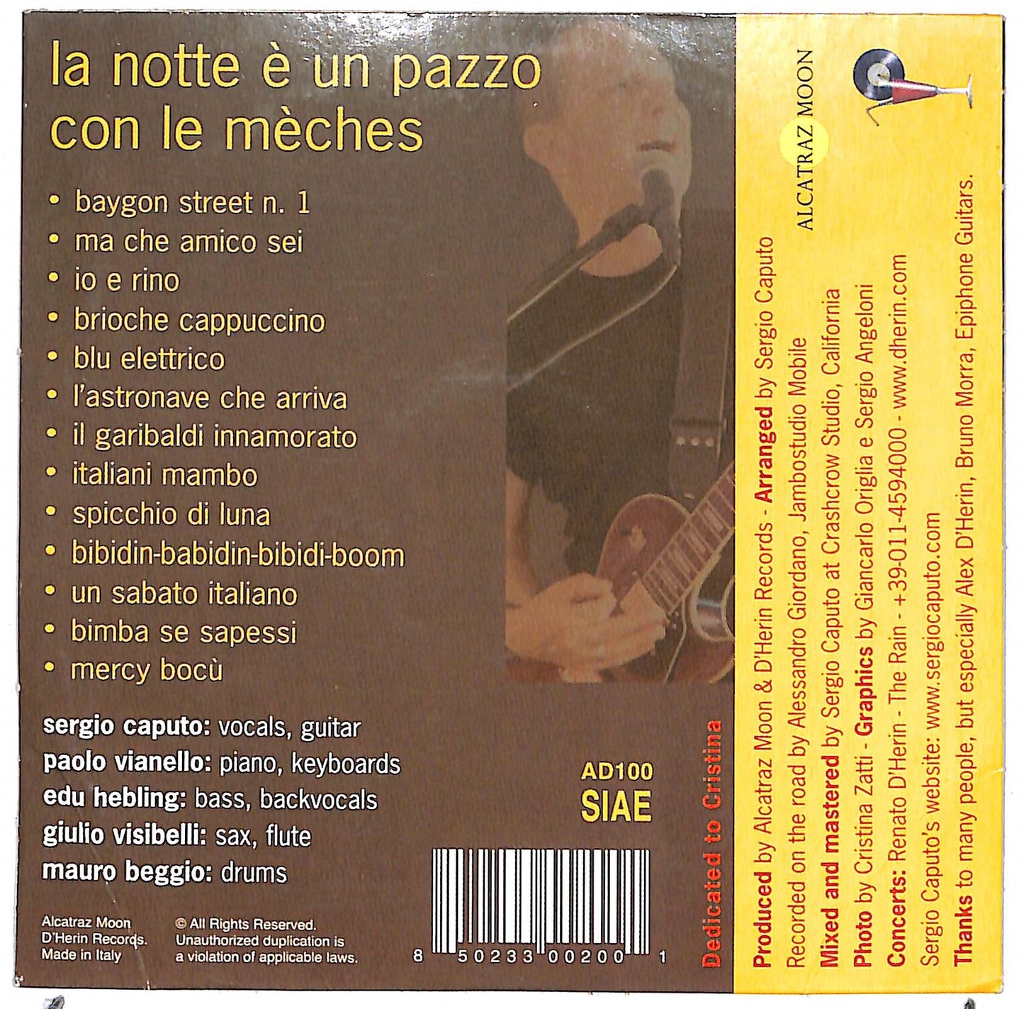 EBOND Sergio Caputo - La Notte e Un Pazzo Con Le Meches - Live CD CD113906