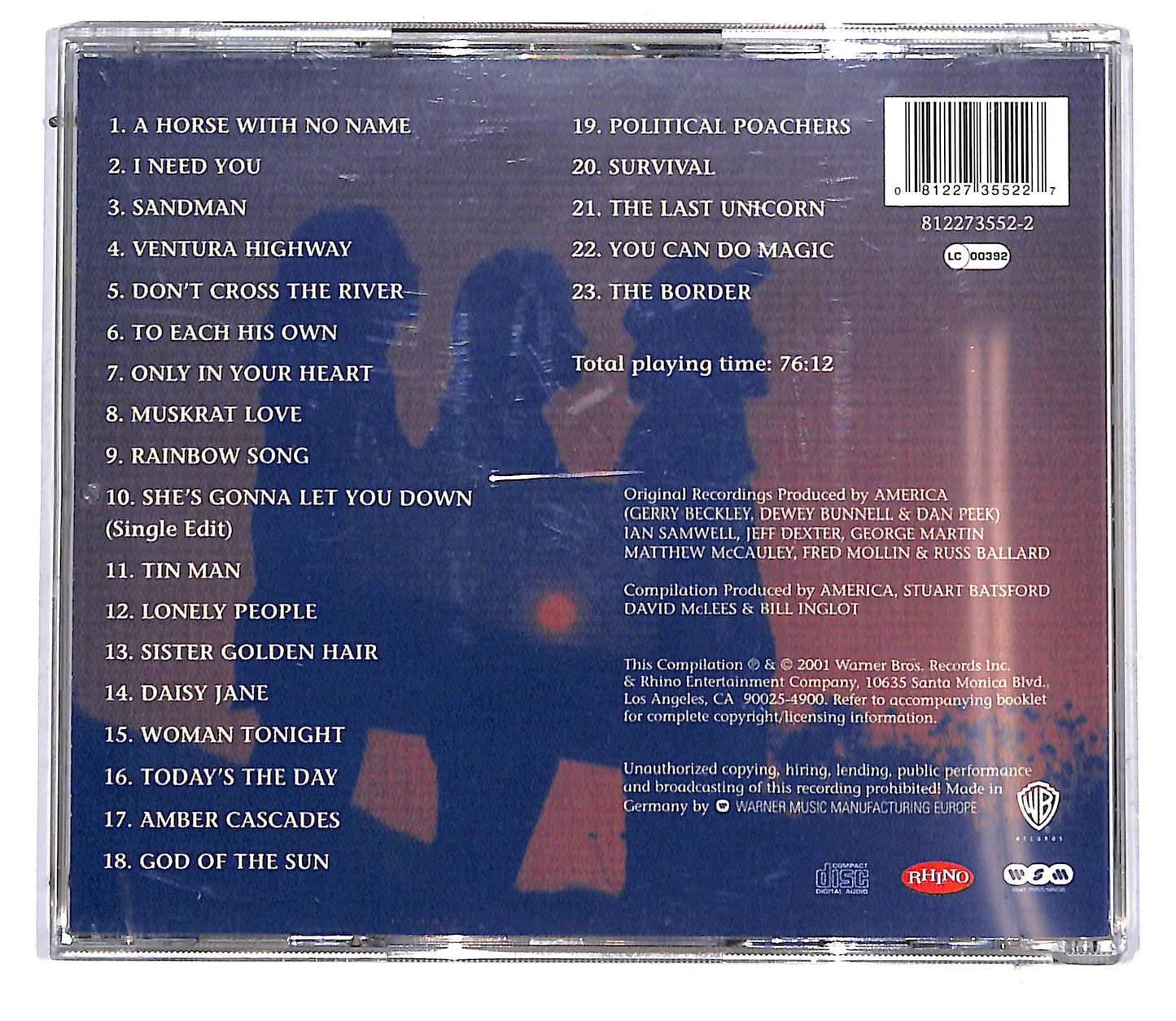 EBOND America - The Definitive America CD CD113916
