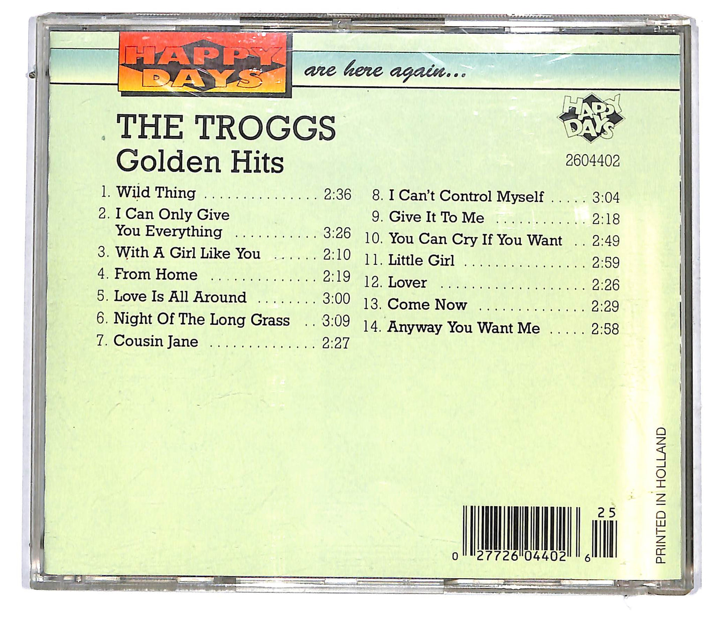EBOND The Troggs - Golden Hits CD CD113930