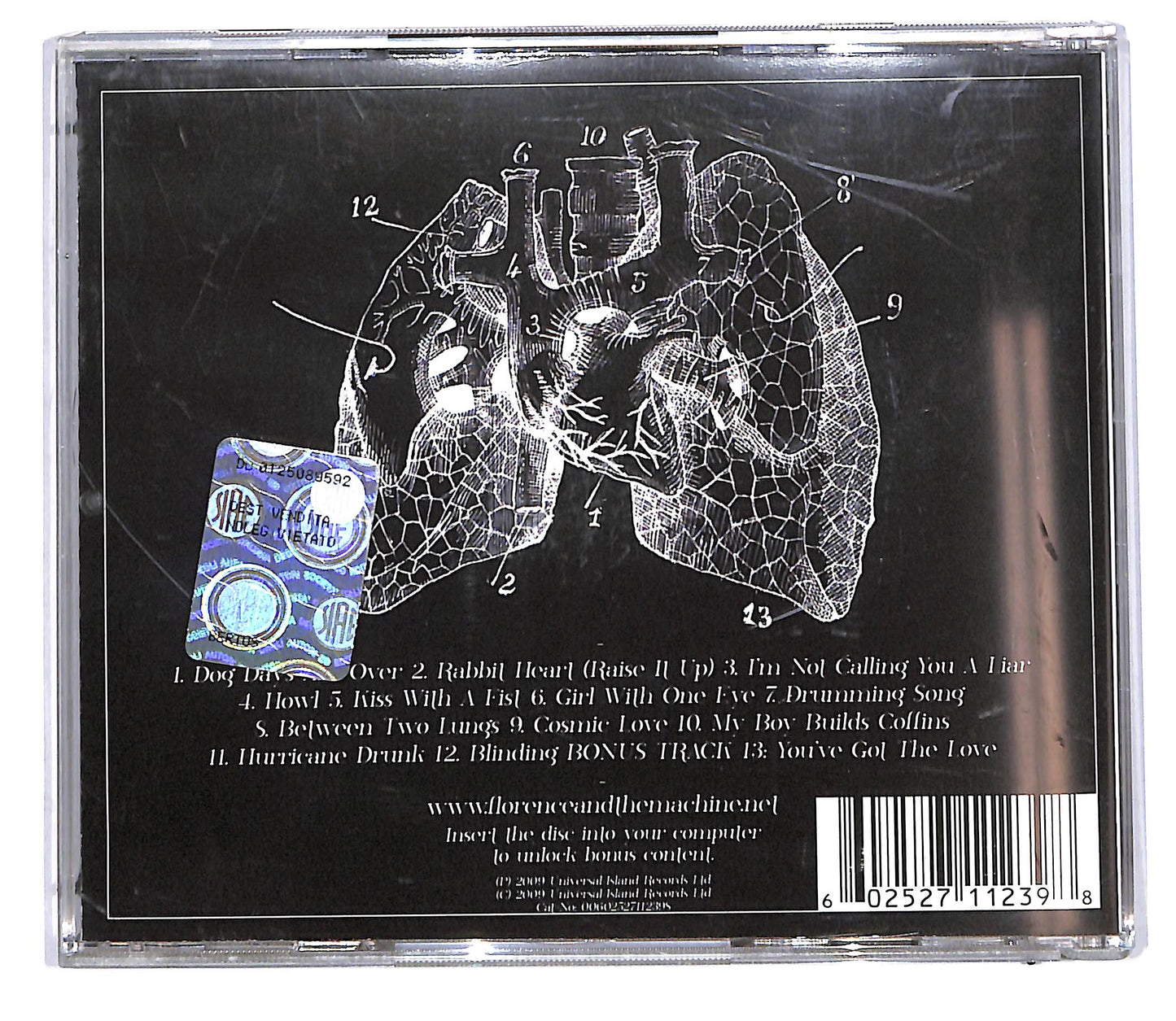 EBOND Florence + The Machine - Lungs CD CD113942