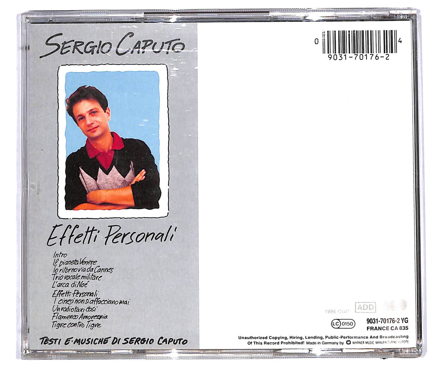 EBOND Sergio Caputo - Effetti Personali CD CD113961