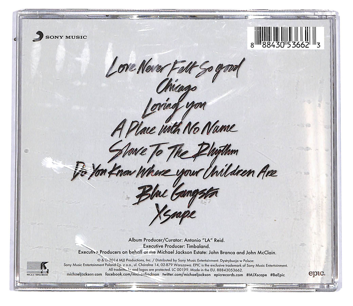 EBOND Michael Jackson - Xscape CD CD113963