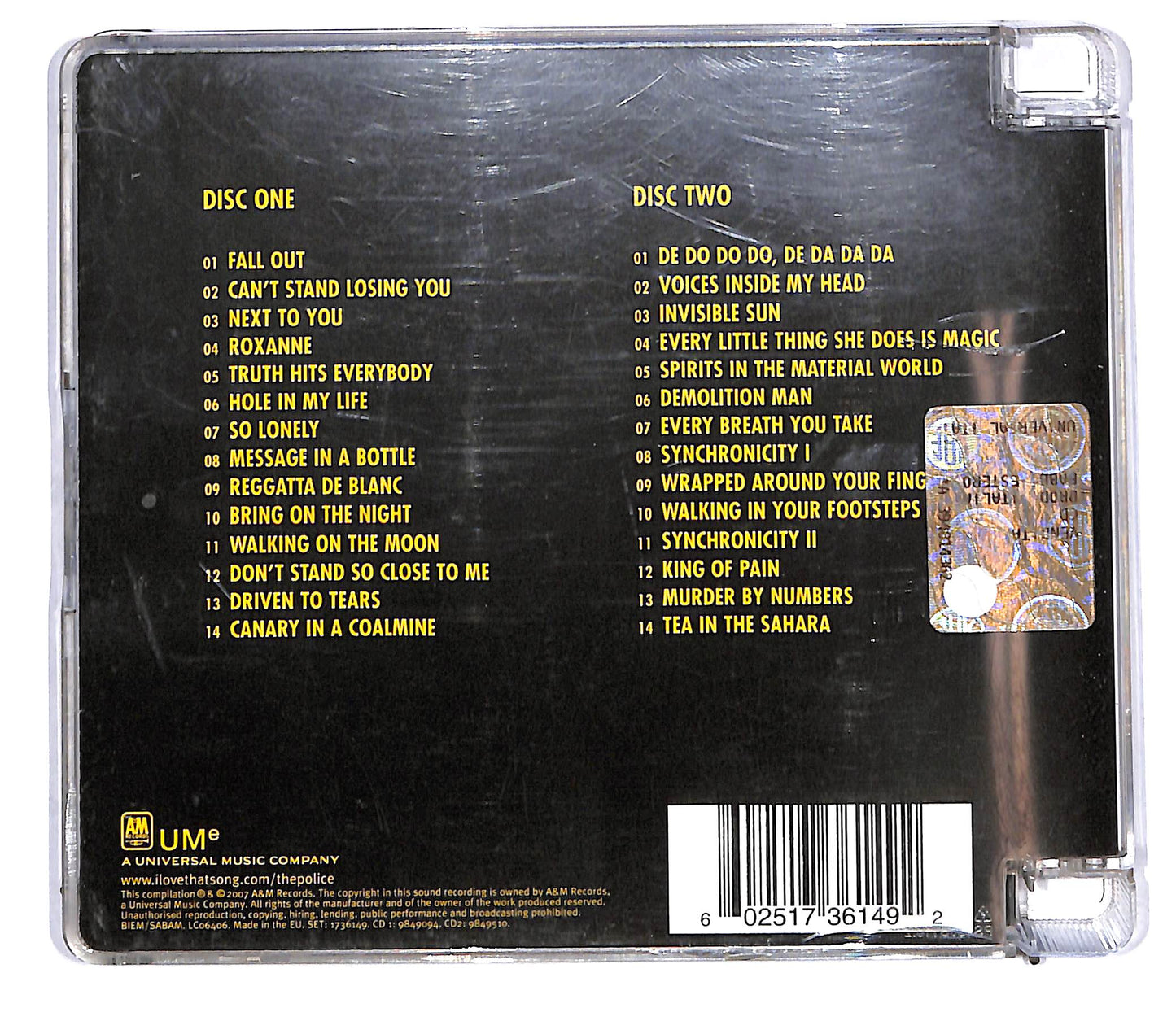 EBOND The Police - The Police SJB CD CD114001