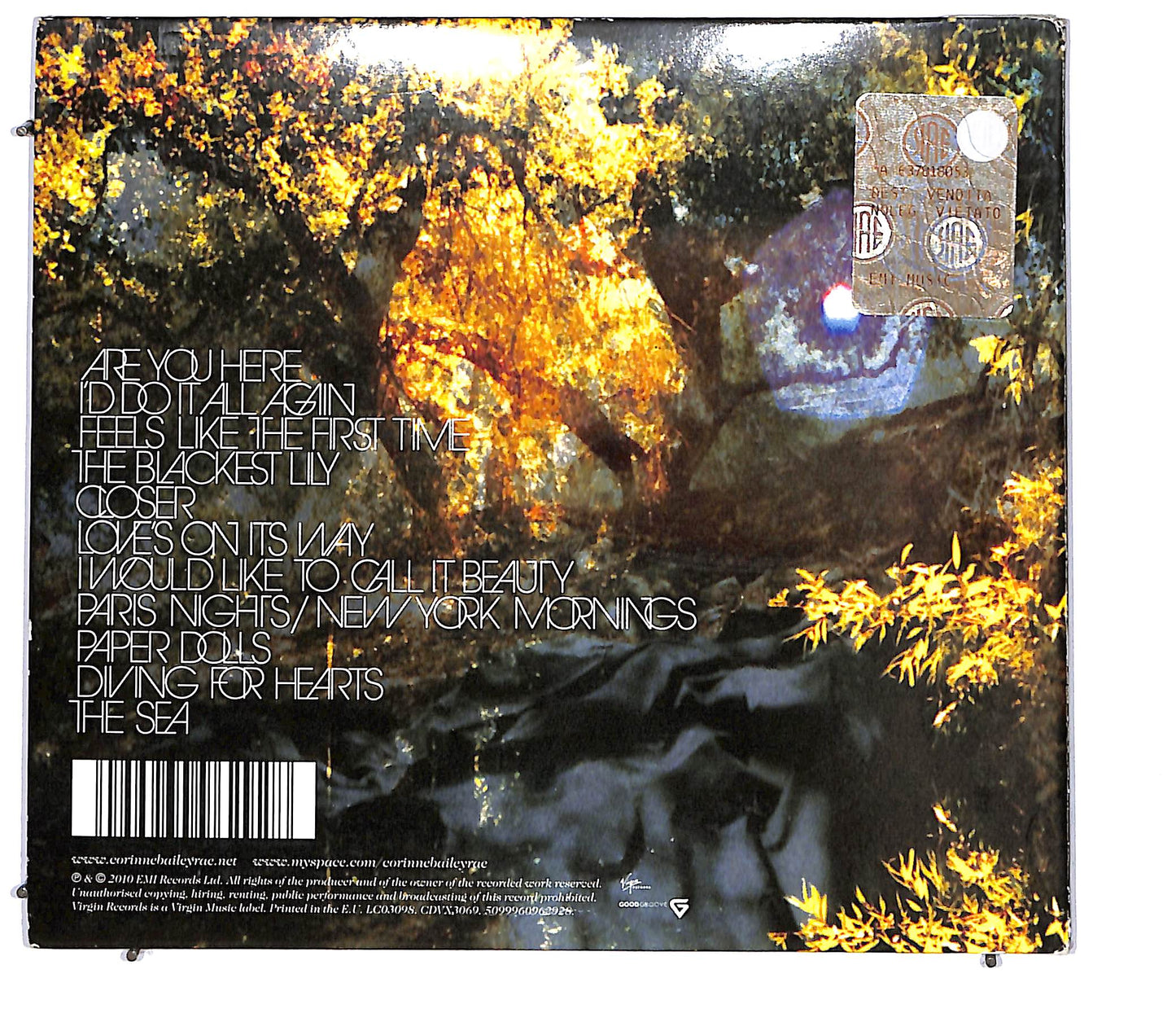 EBOND Corinne Bailey Rae - The Sea DIGIPACK CD CD114010