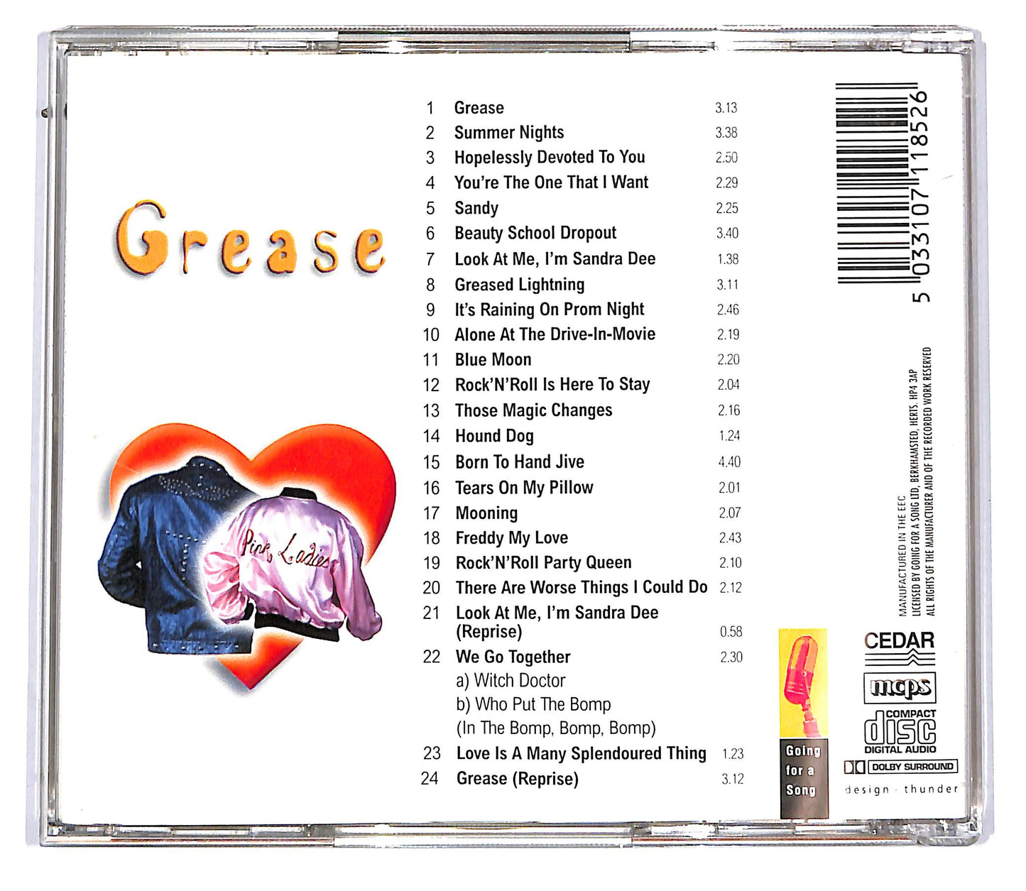 EBOND C.C. Production - Grease (Performed By C.C. Production) CD CD114043