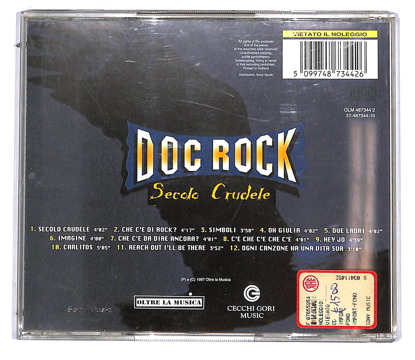 EBOND Doc Rock - Secolo Crudele CD CD114045