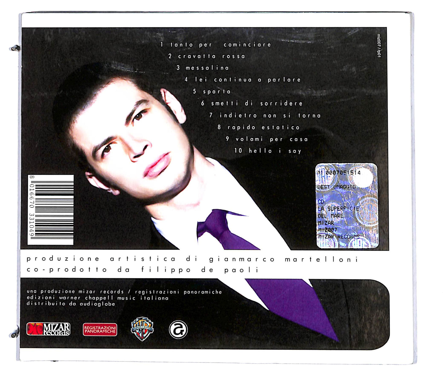 EBOND Gianmarco Martelloni - la superfiecie del mare DIGIPACK CD CD114111