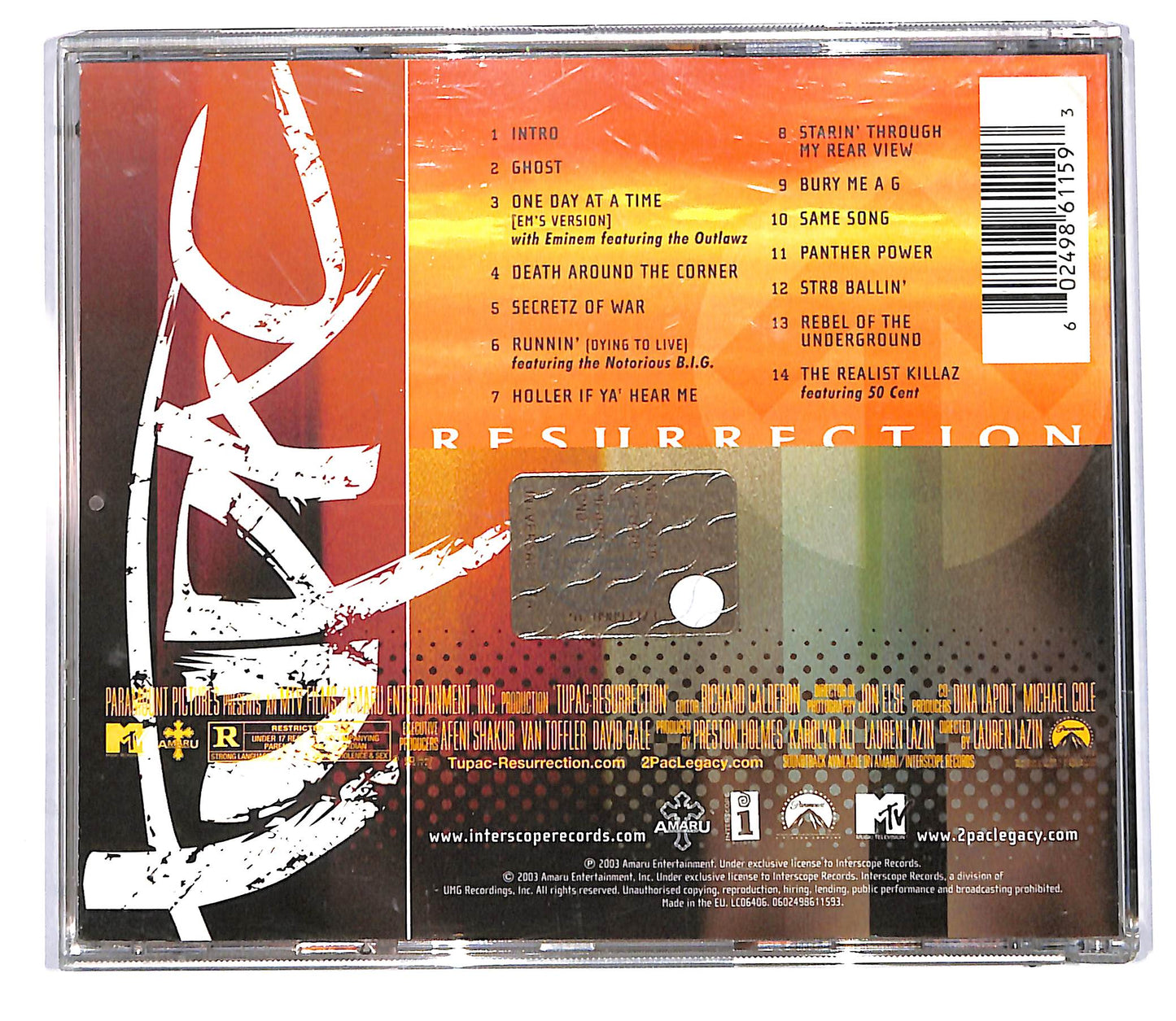 EBOND Tupac - Resurrection CD CD114130