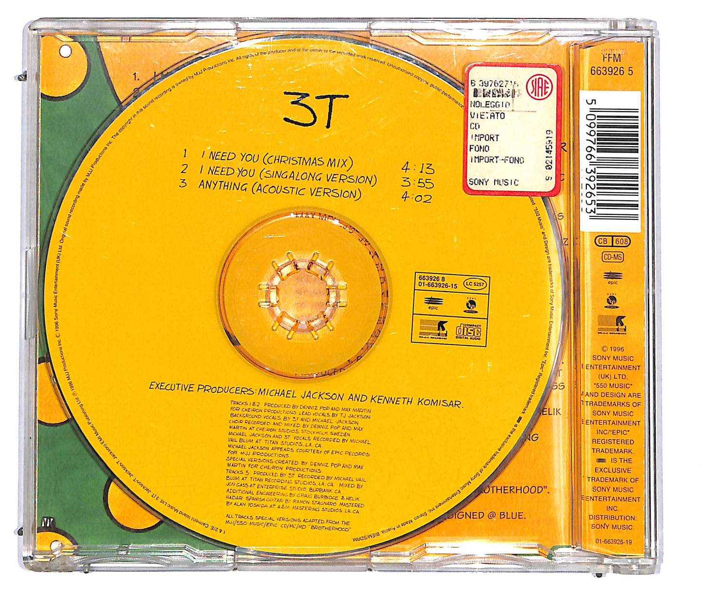 EBOND 3T - I Need You CD CD114232