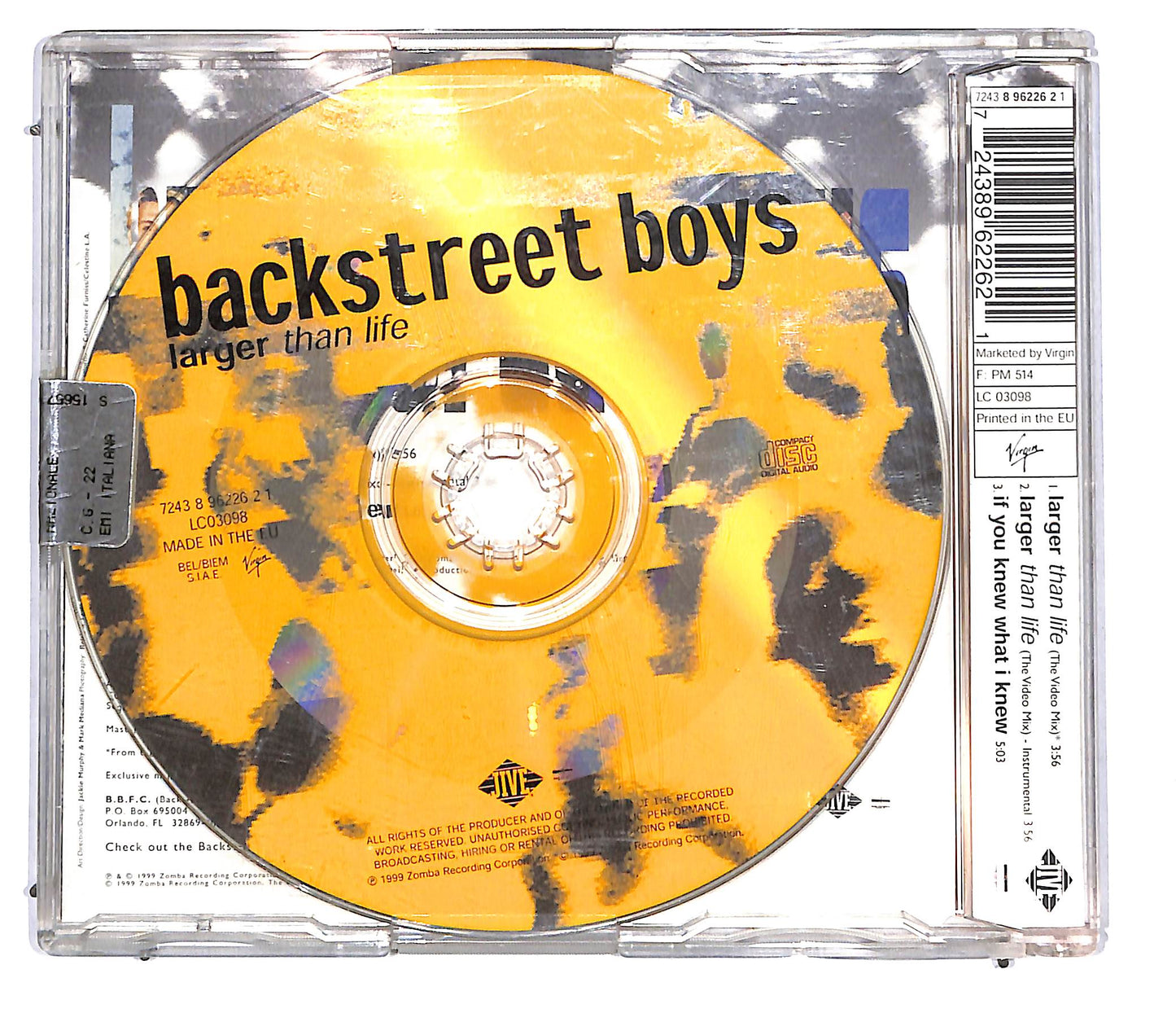 EBOND Backstreet Boys - Larger Than Life CD CD114307