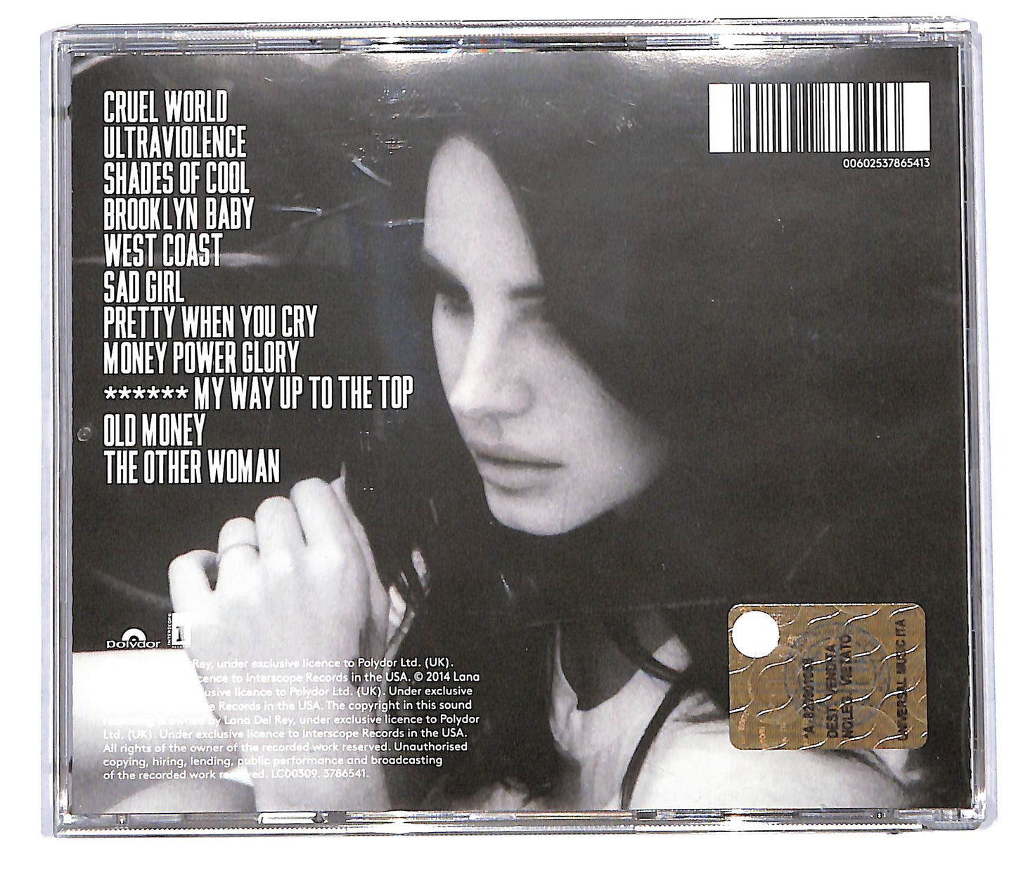 EBOND Lana Del Rey - Ultraviolence CD CD114323
