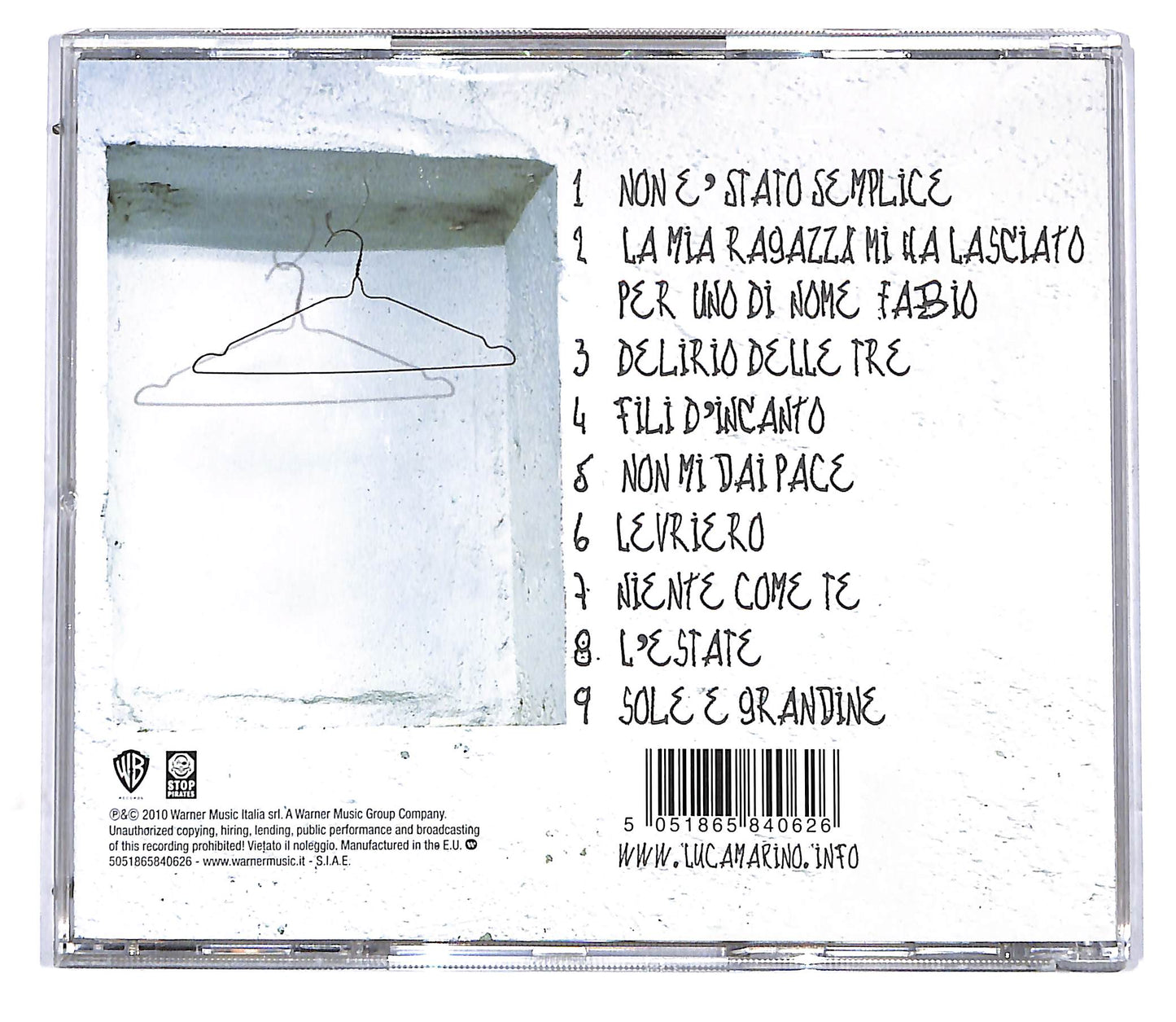 EBOND Luca Marino - Con La Giacca Di Mio Padre CD CD114367
