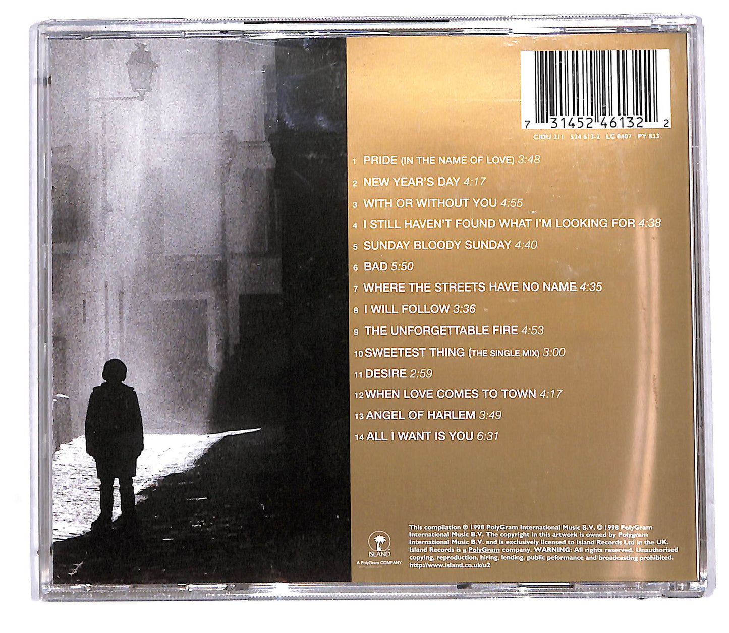 EBOND U2 - The Best Of 1980-1990 CD CD114424