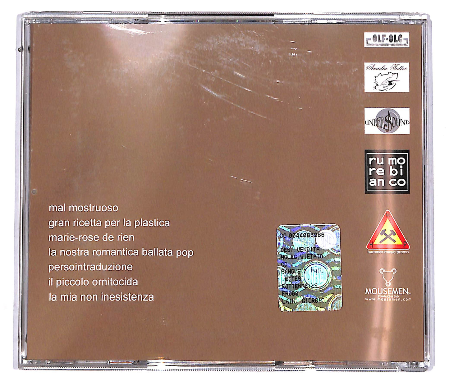 EBOND Fraulein Rottenmeier - Sangue & Paillettes CD CD114425