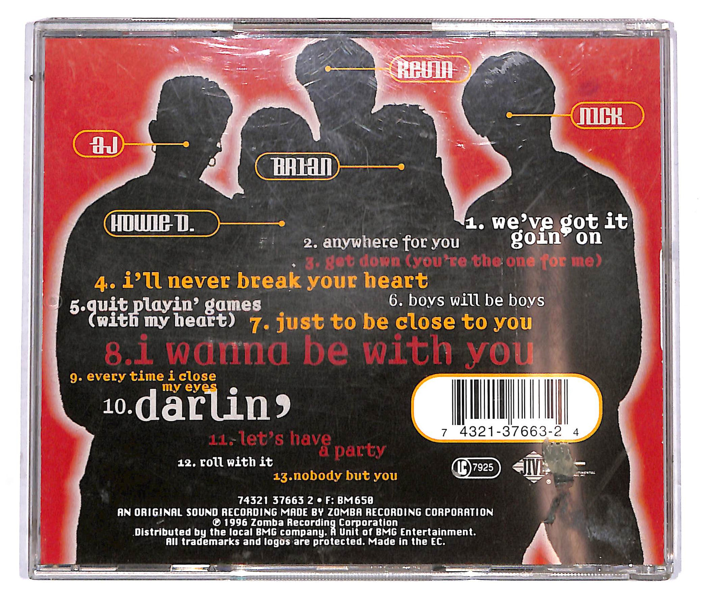 EBOND Backstreet Boys - Backstreet Boys CD CD114430