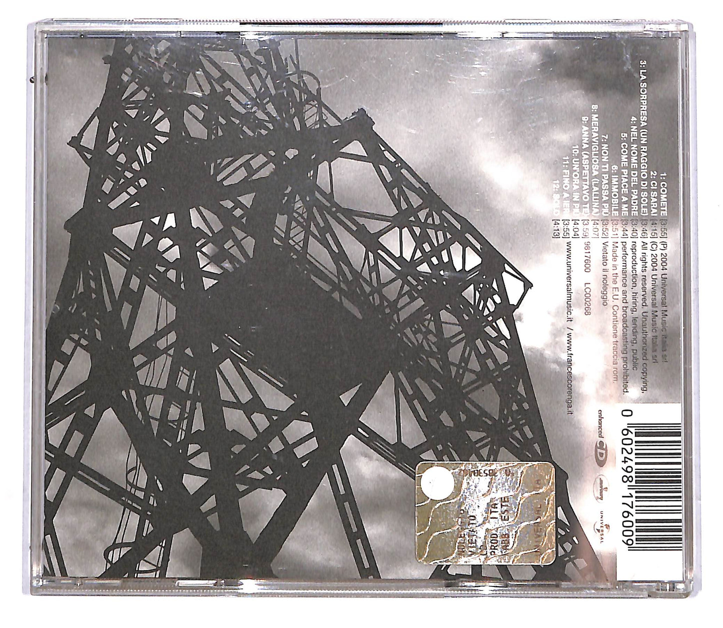 EBOND Francesco Renga - Camere Con Vista CD CD114448