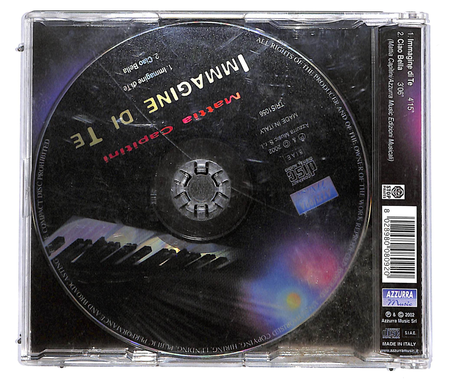 EBOND Mattia Capitini - immagine di te CD CD114507