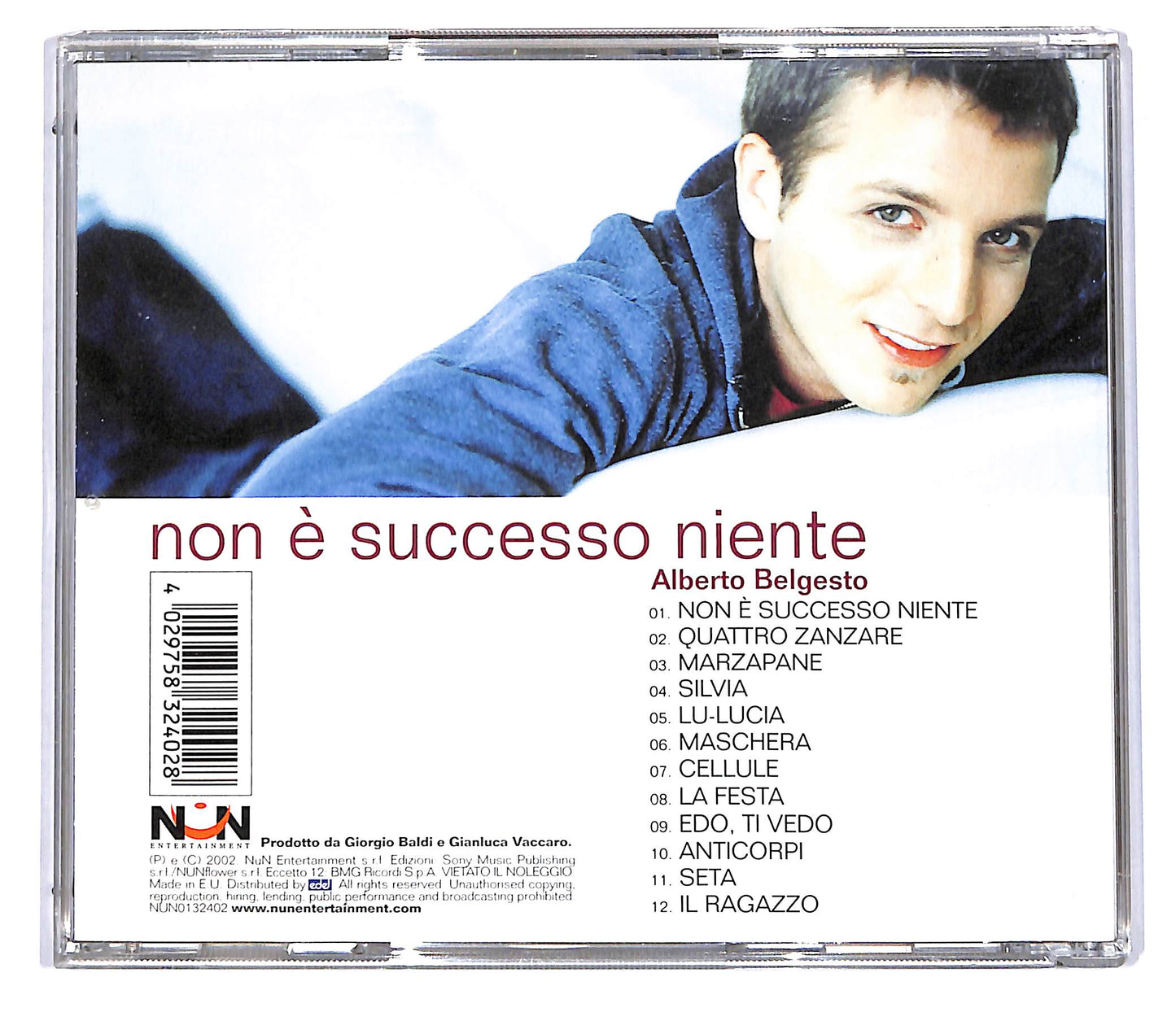 EBOND Alberto Belgesto - Non E' Successo Niente CD CD114515
