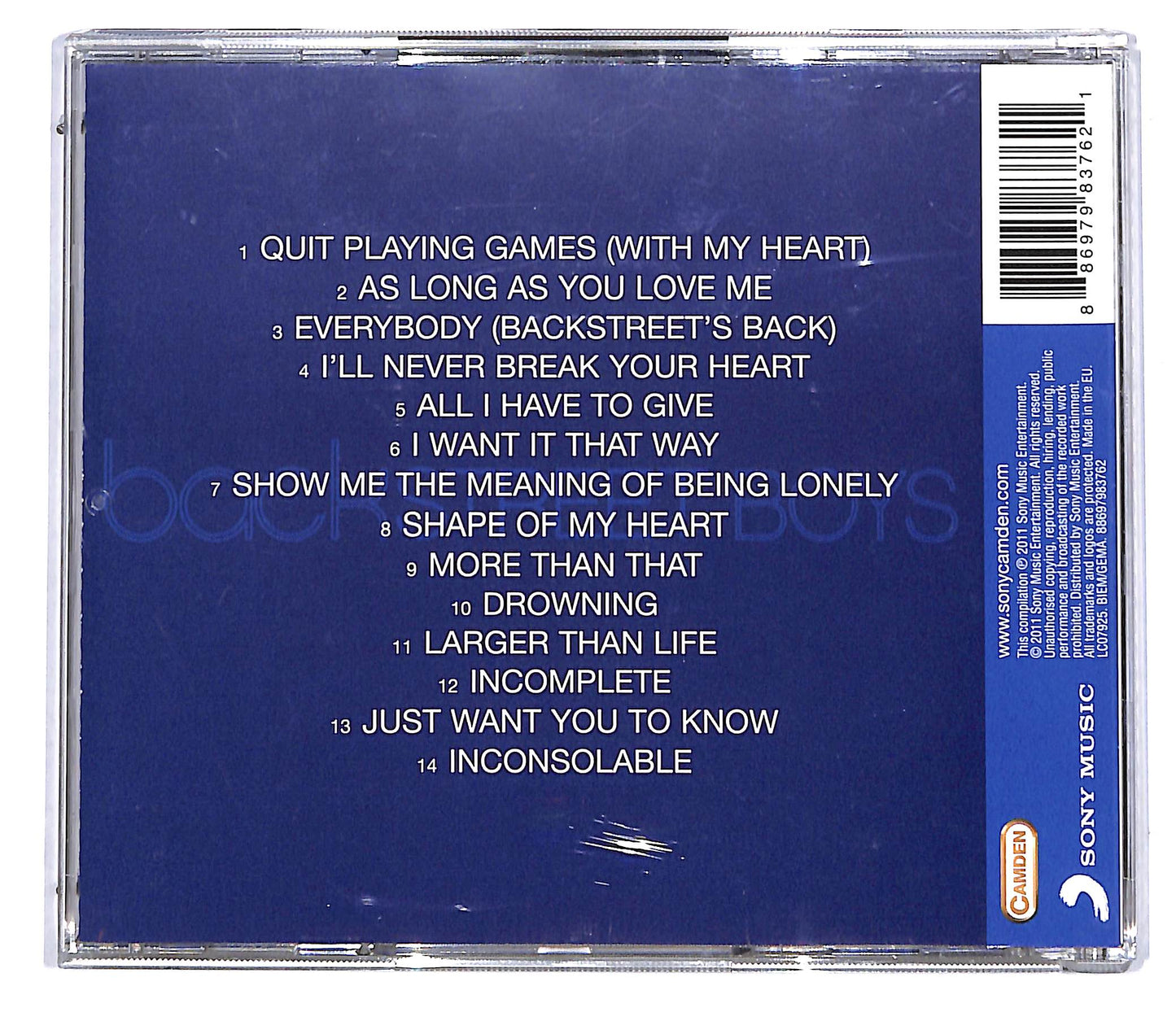 EBOND Backstreet Boys - The Very Best Of The Backstreet Boys CD CD114531