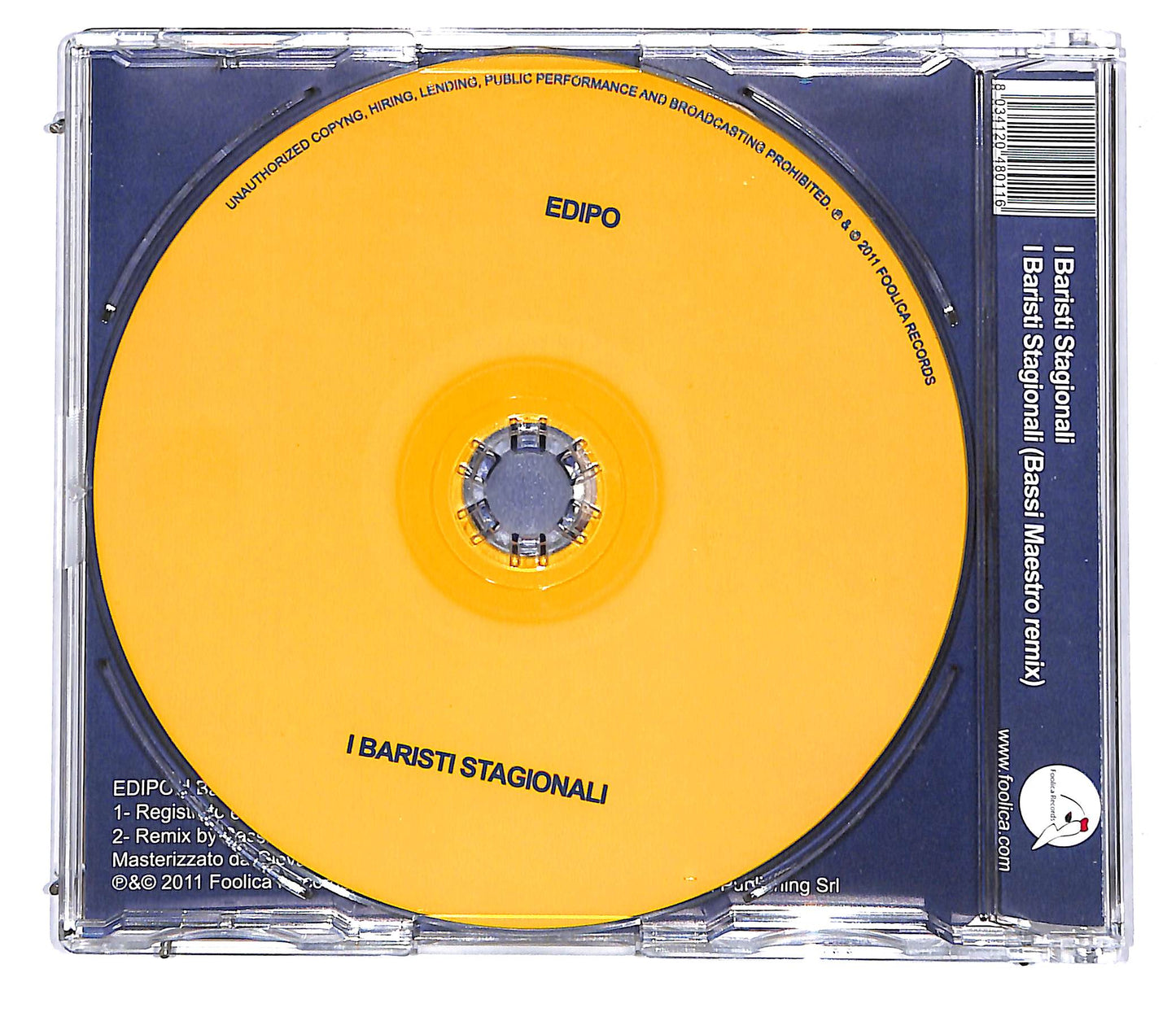 EBOND Edipo - I Baristi Stagionali CD CD114551