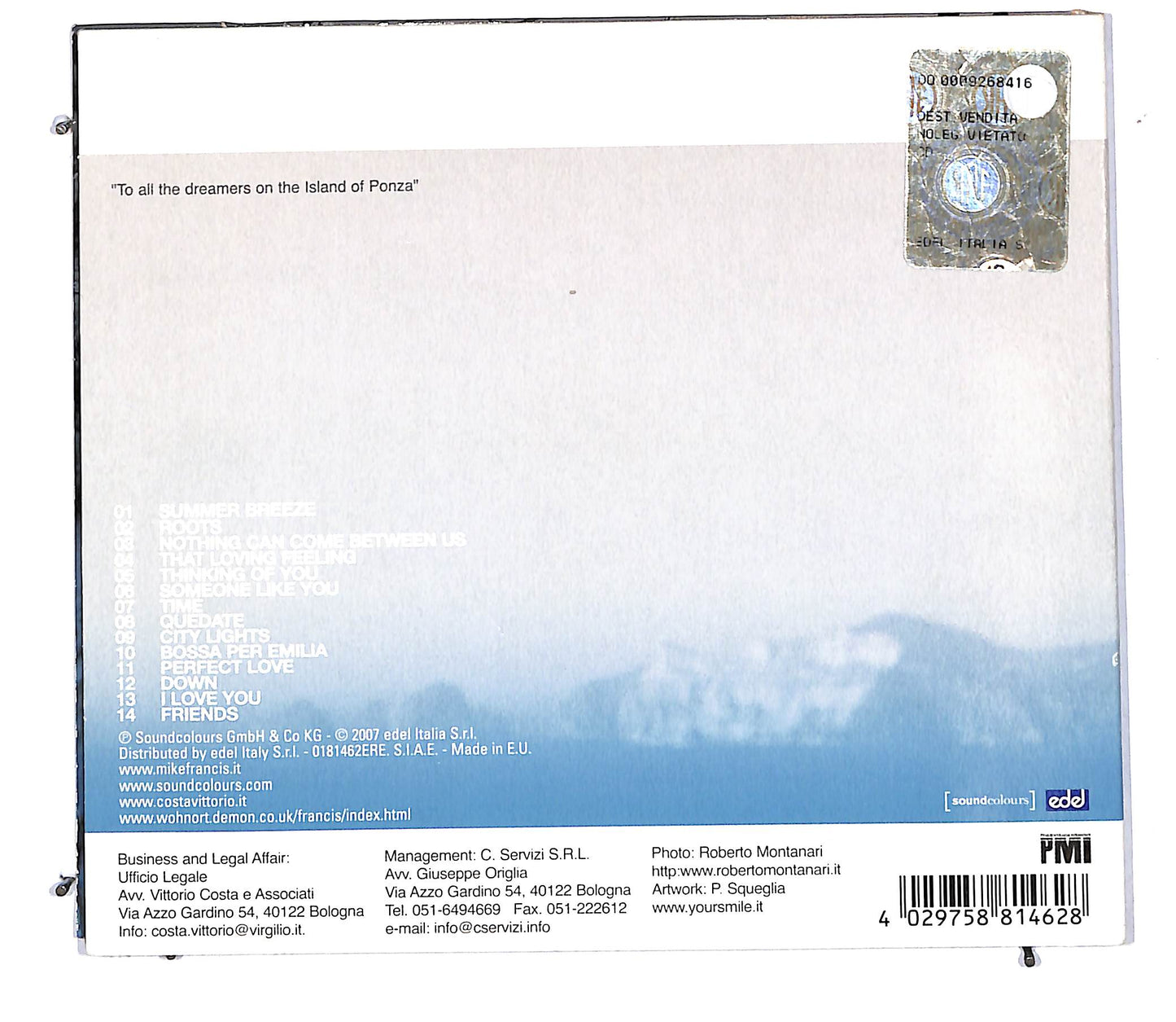 EBOND Mike Francis - Inspired DIGIPACK CD CD114636