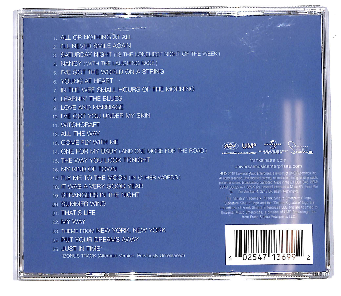 EBOND Frank Sinatra - Ultimate Sinatra CD CD114651