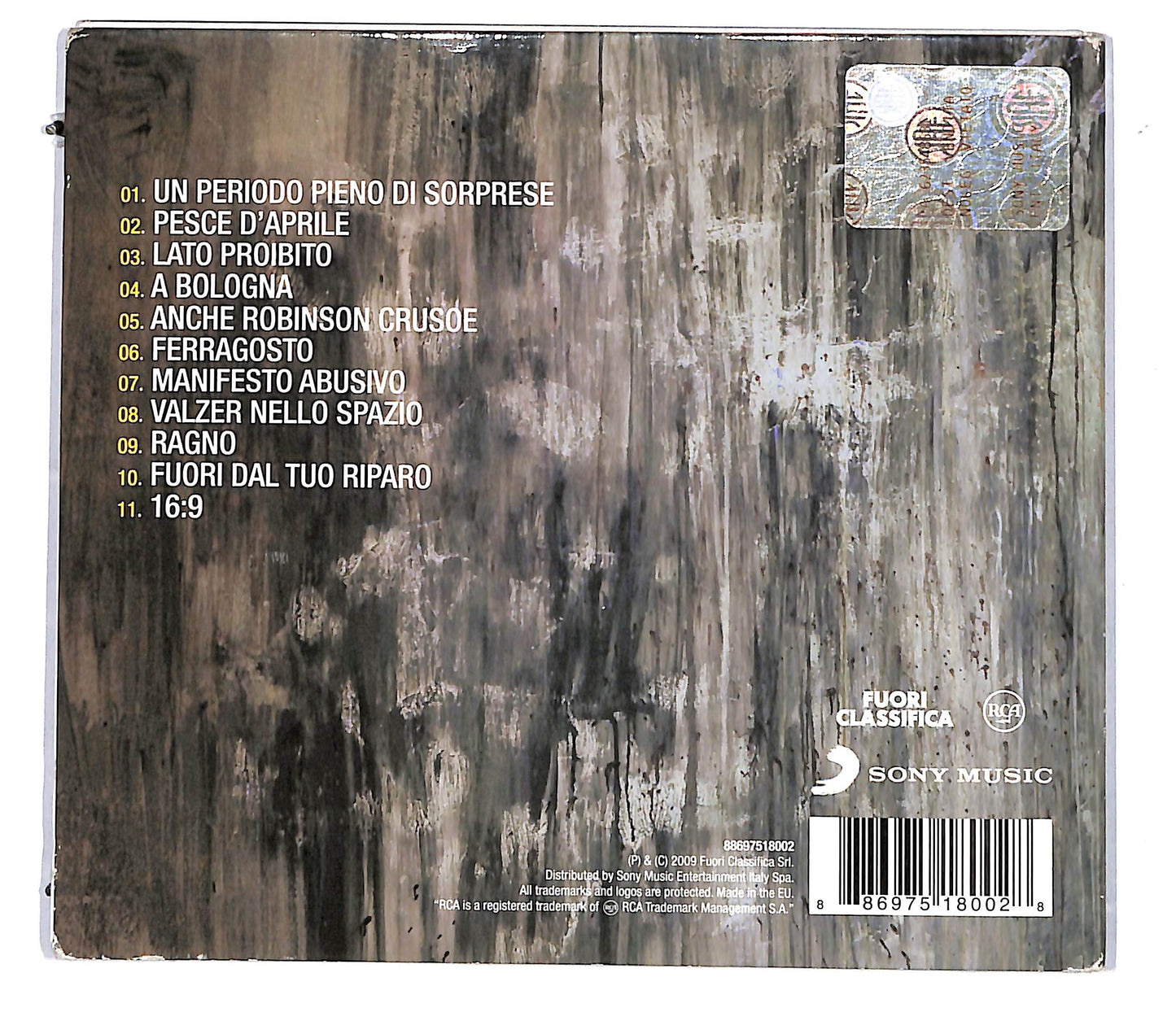 EBOND Samuele Bersani - Manifesto Abusivo DIGIPACK CD CD114712