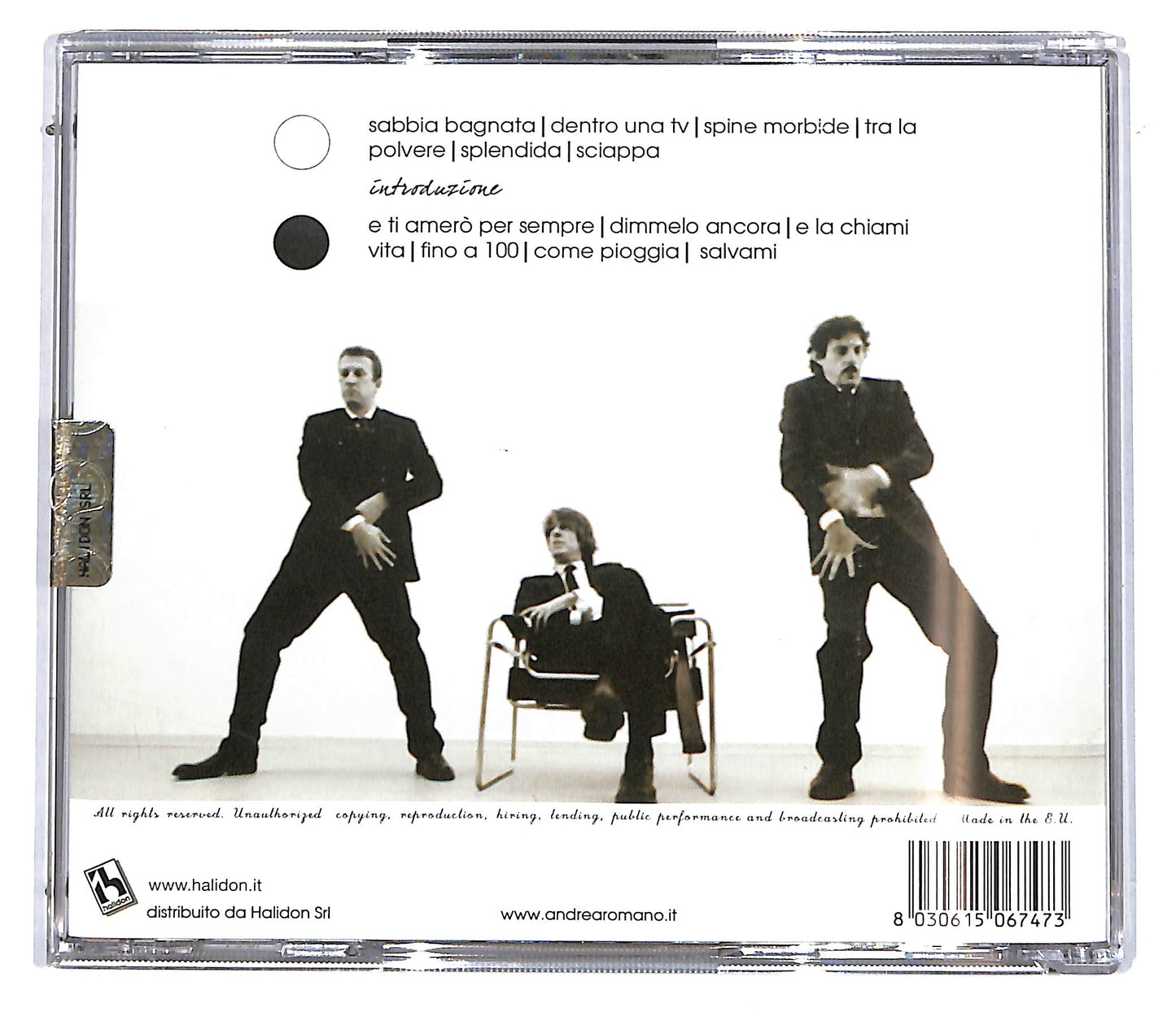 EBOND Andrea Romano - disco bianco disco nero CD CD114717