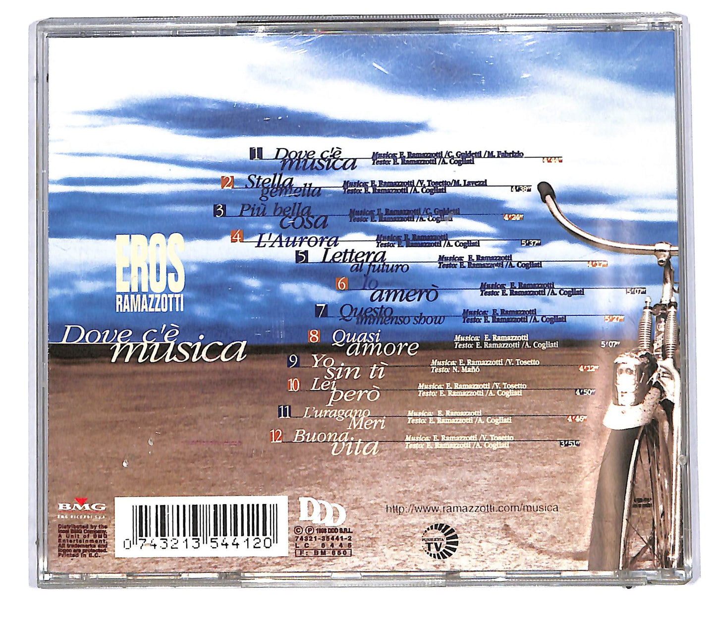 EBOND Eros Ramazzotti - Dove C'e Musica CD CD114812