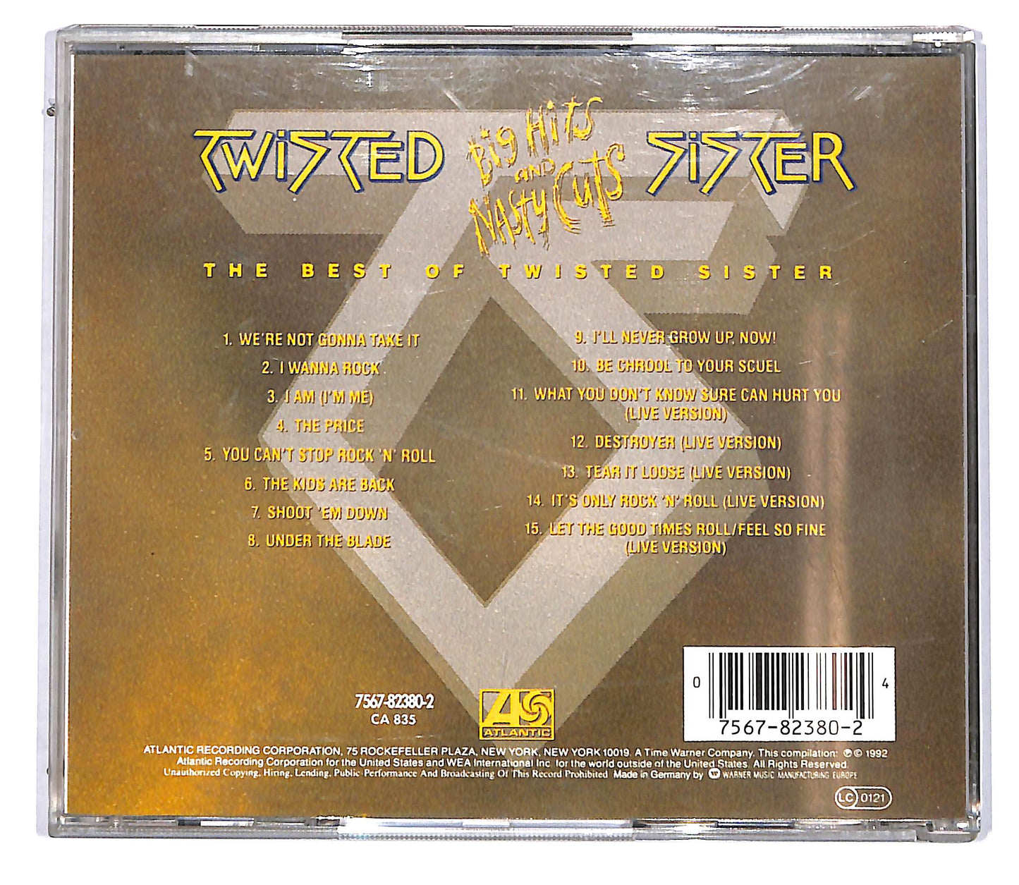 EBOND Twisted Sister - Big Hits And Nasty Cuts CD CD114815