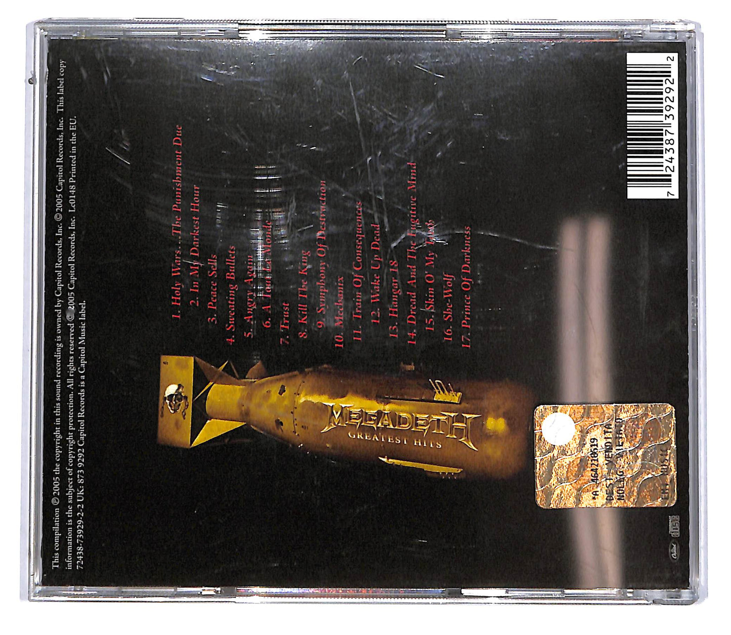 EBOND Megadeth - Greatest Hits: Back To The Start CD CD114826